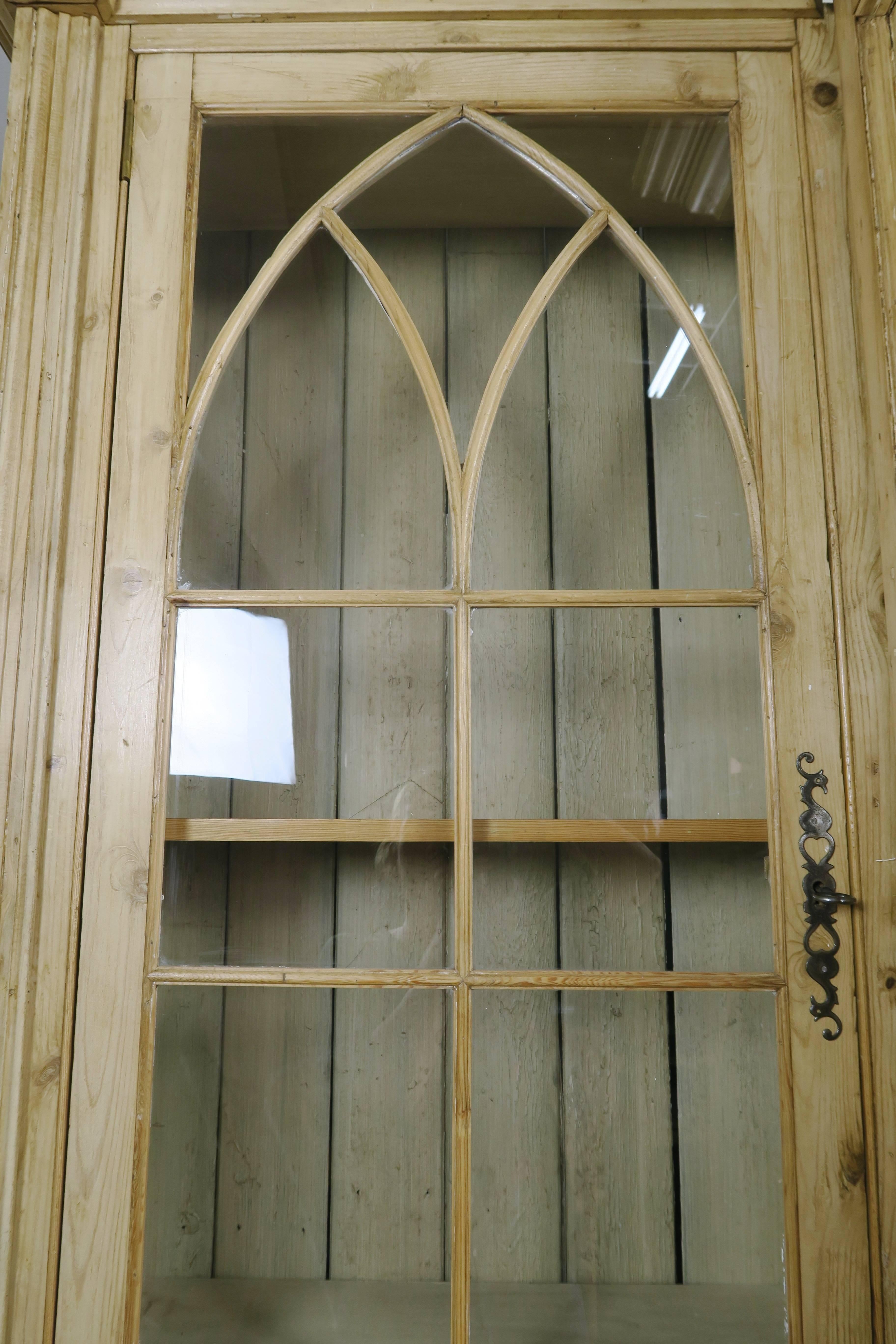 19th Century English Pine Bookcase 3