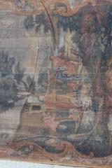19th Century Italian Hand-Painted Hanging with Hardware