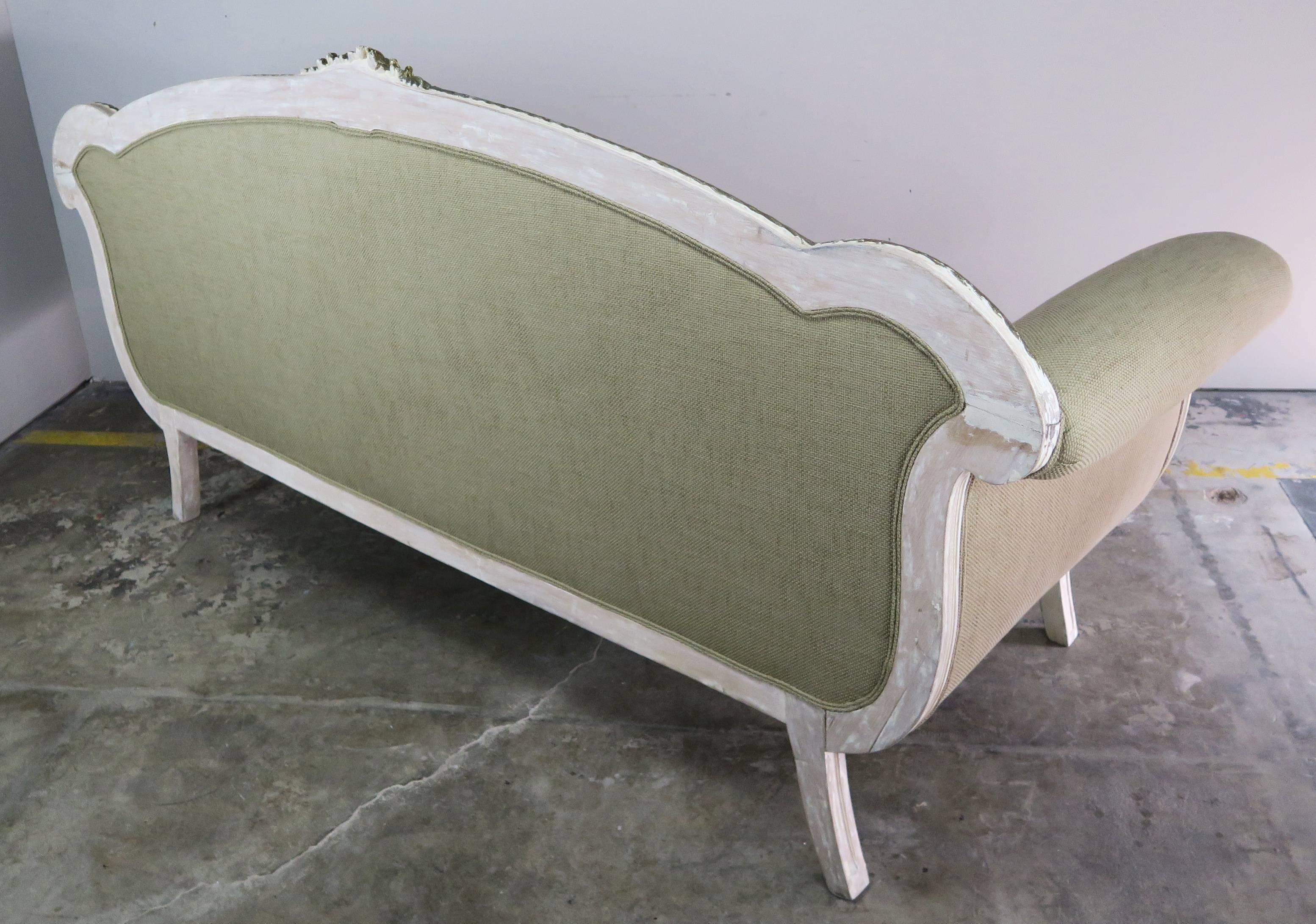 Italian Neoclassical Style Painted Sofa, circa 1930s 4