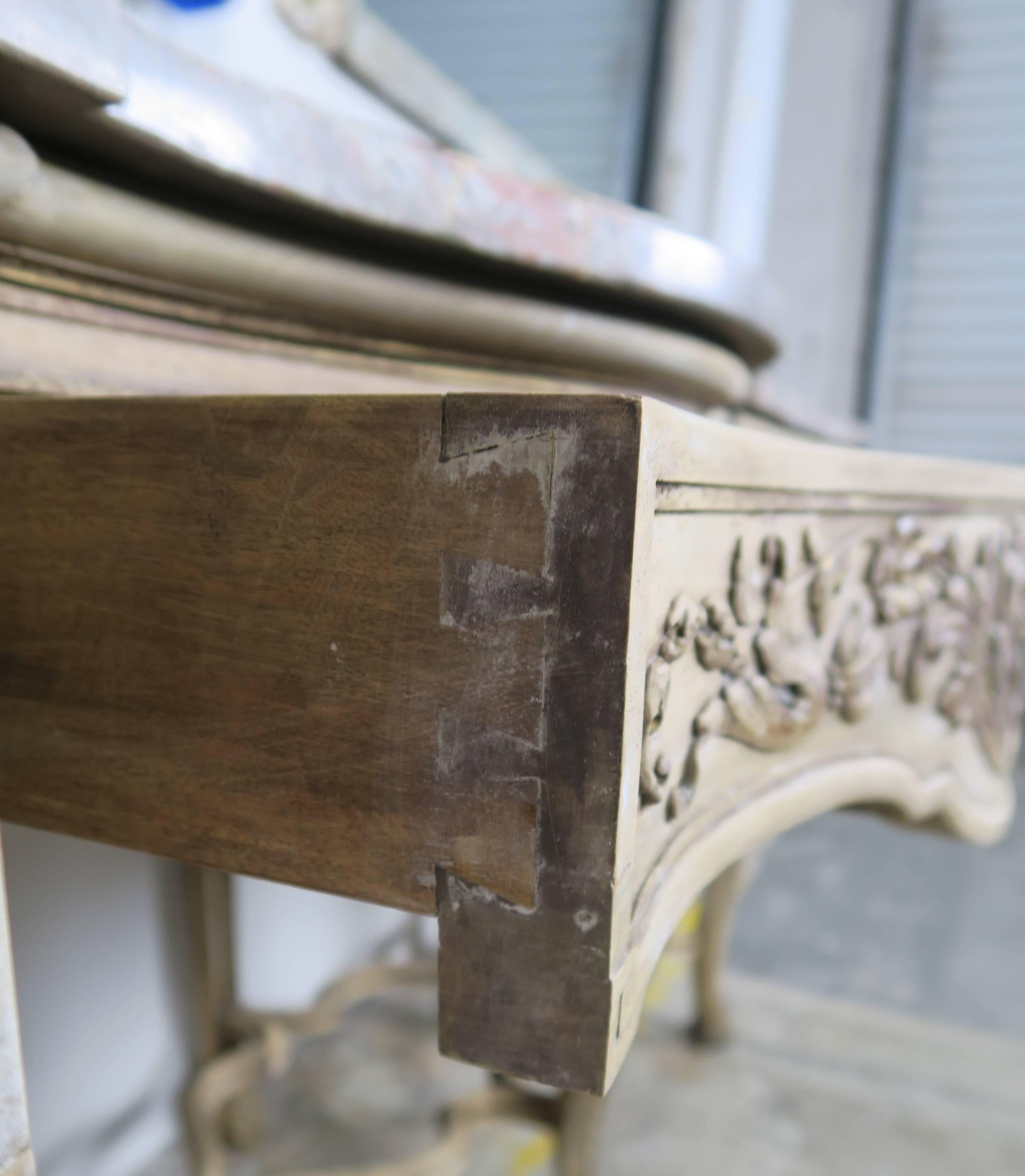 19th Century French Carved Painted Sideboard 3