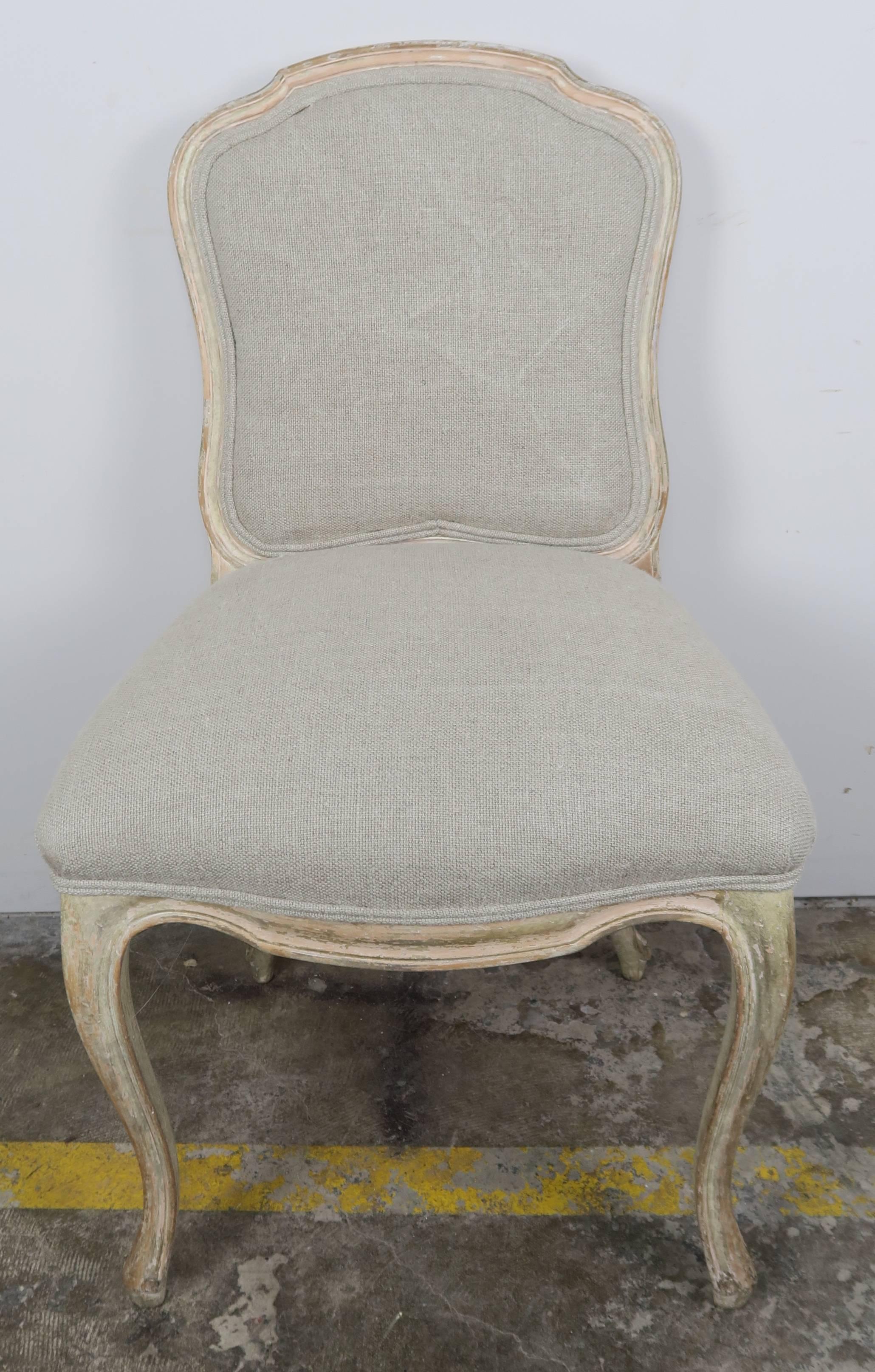 Set of Ten French Louis XV Style Dining Chairs 2