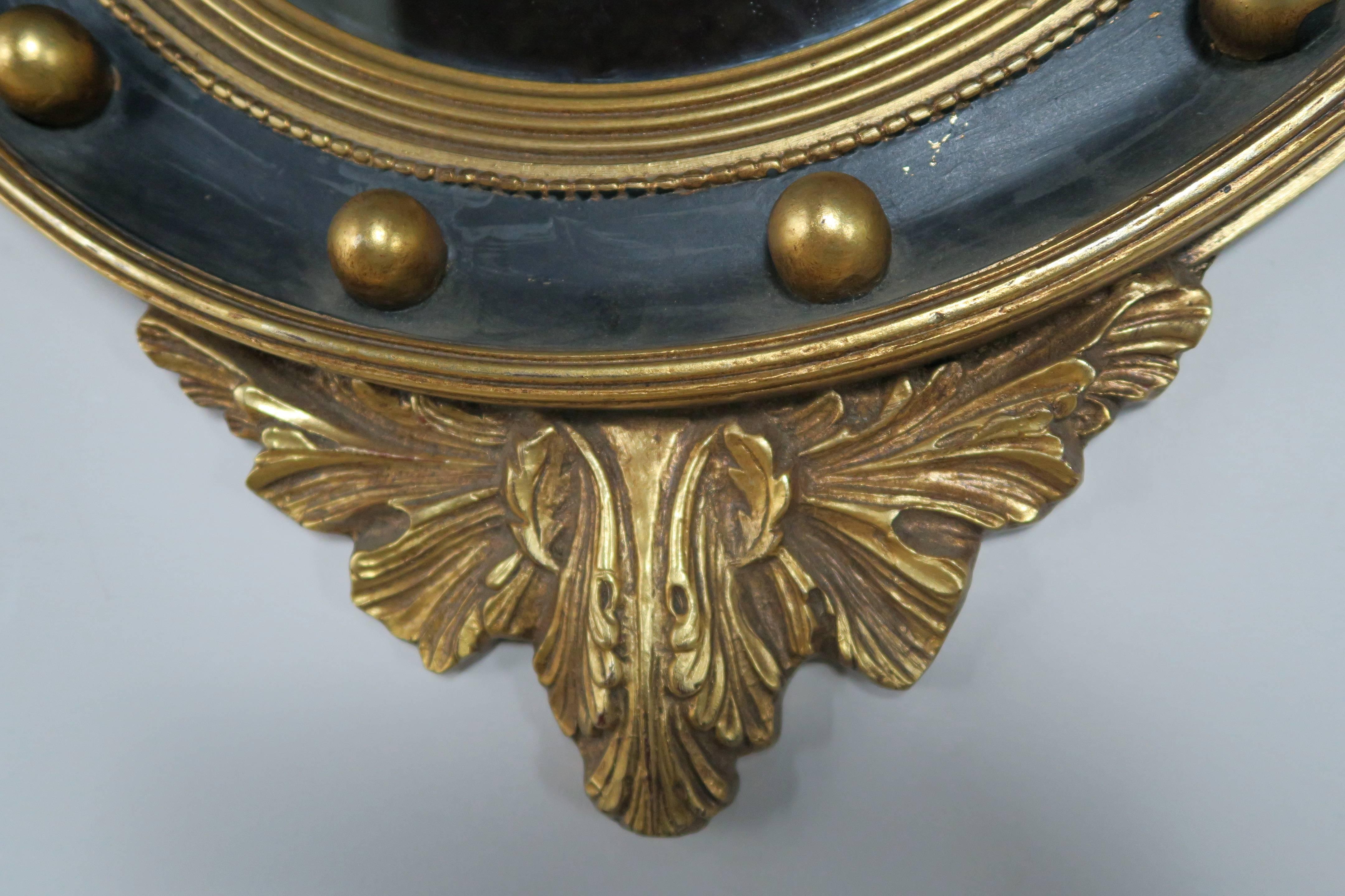 American Federal Style Painted and Parcel-Gilt Mirror with Eagle 2