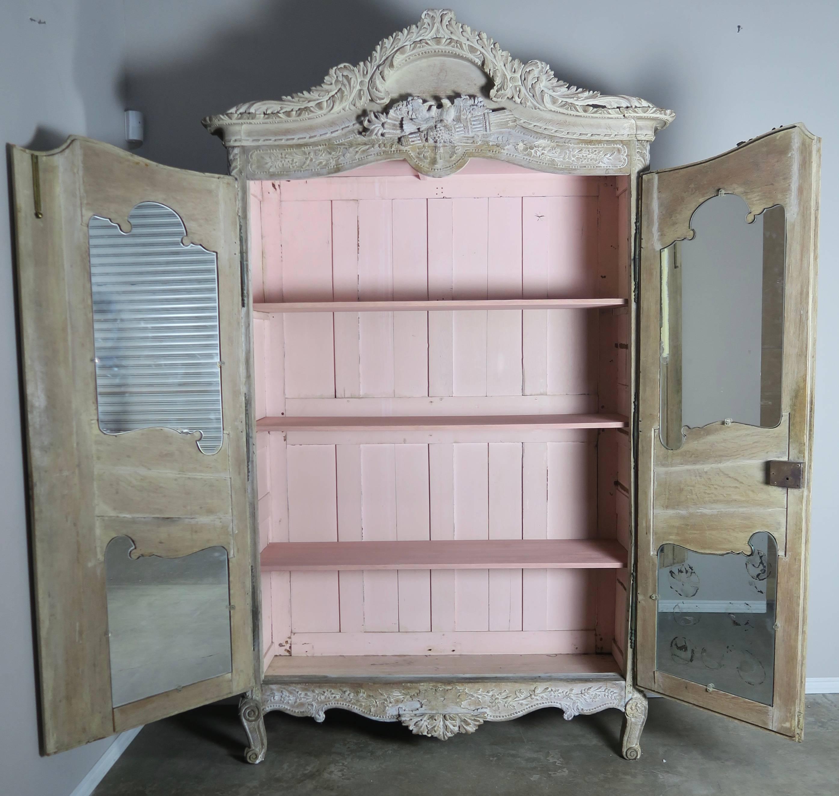 19th Century, French Louis XV Style Armoire 3