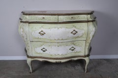 Pair of French Painted Bombay Commodes, circa 1930s