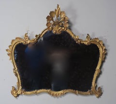 Pair of French Giltwood Mirrors, circa 1930s