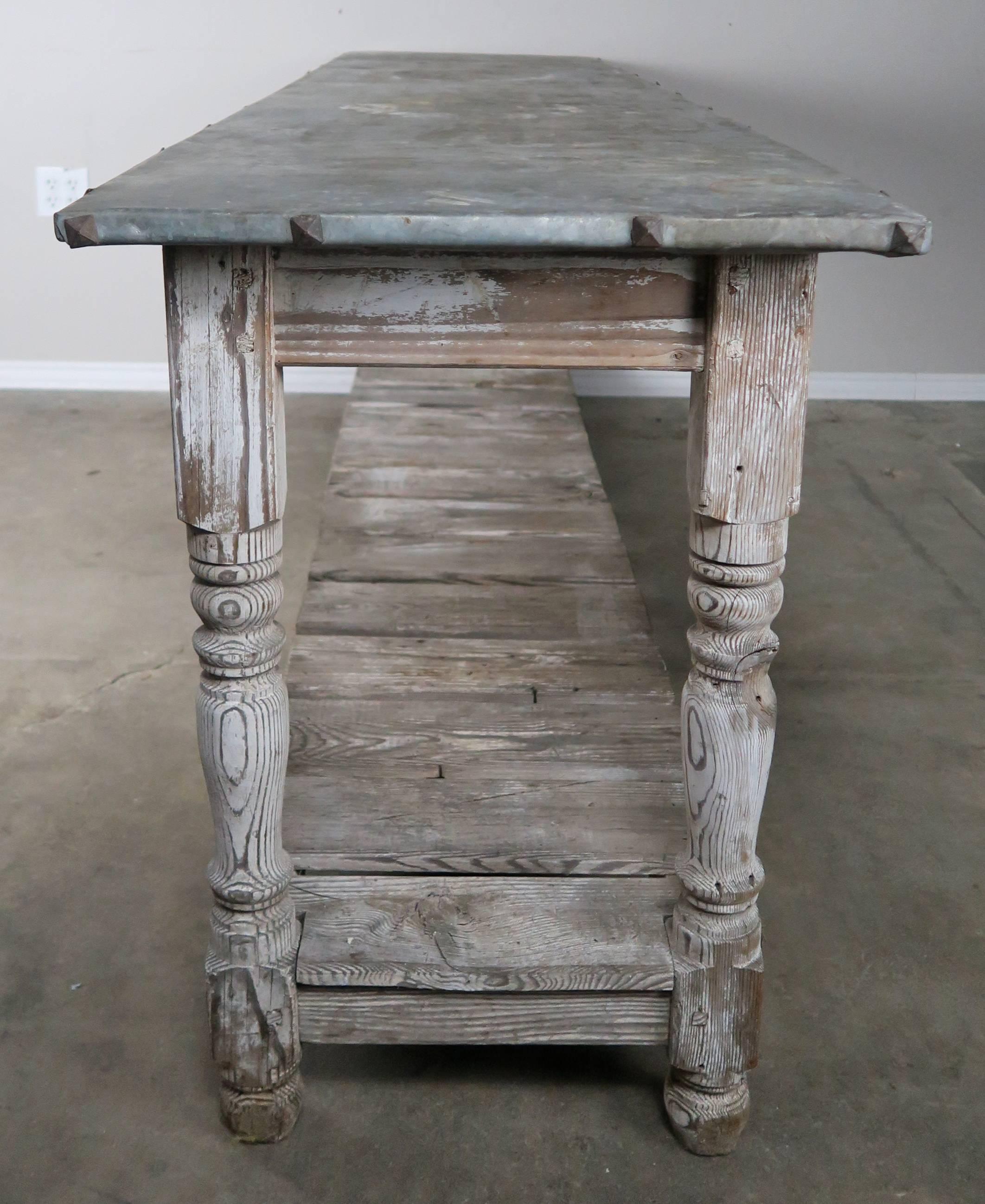 19th Century French Potting/Garden Table 2