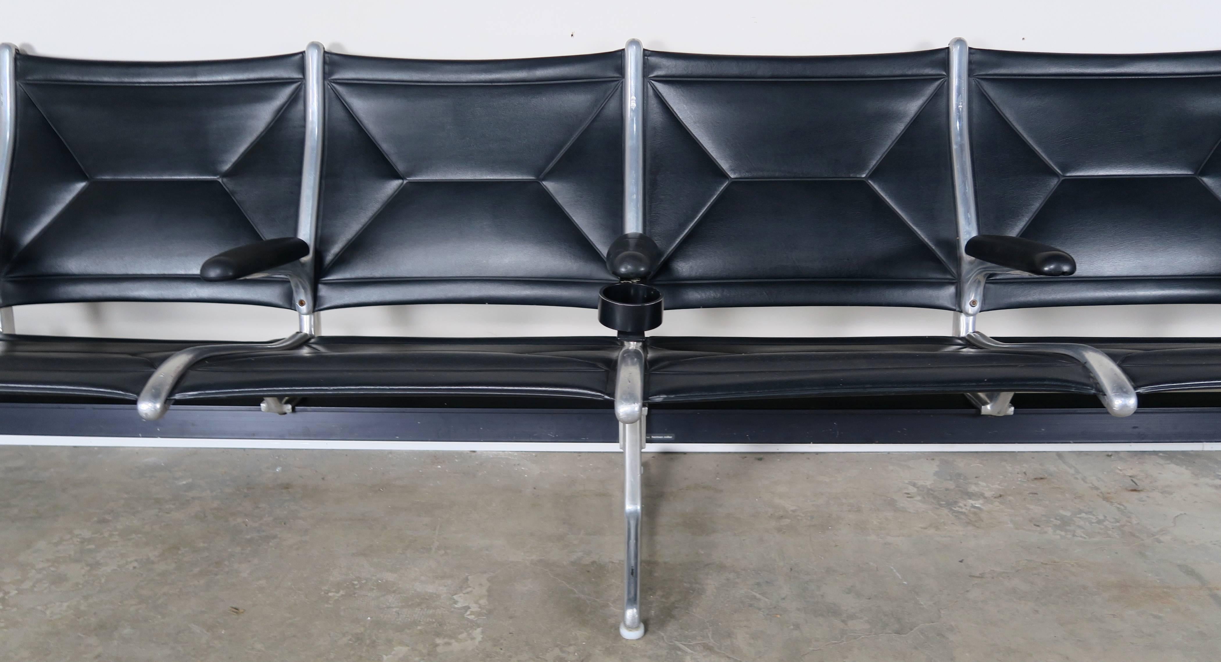 Modern Tandem Sling Airport Bench by Herman Miller
