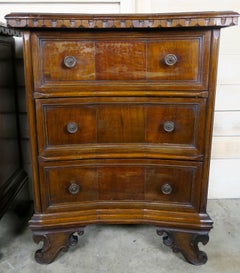 Pair of Italian Walnut Chest of Drawers