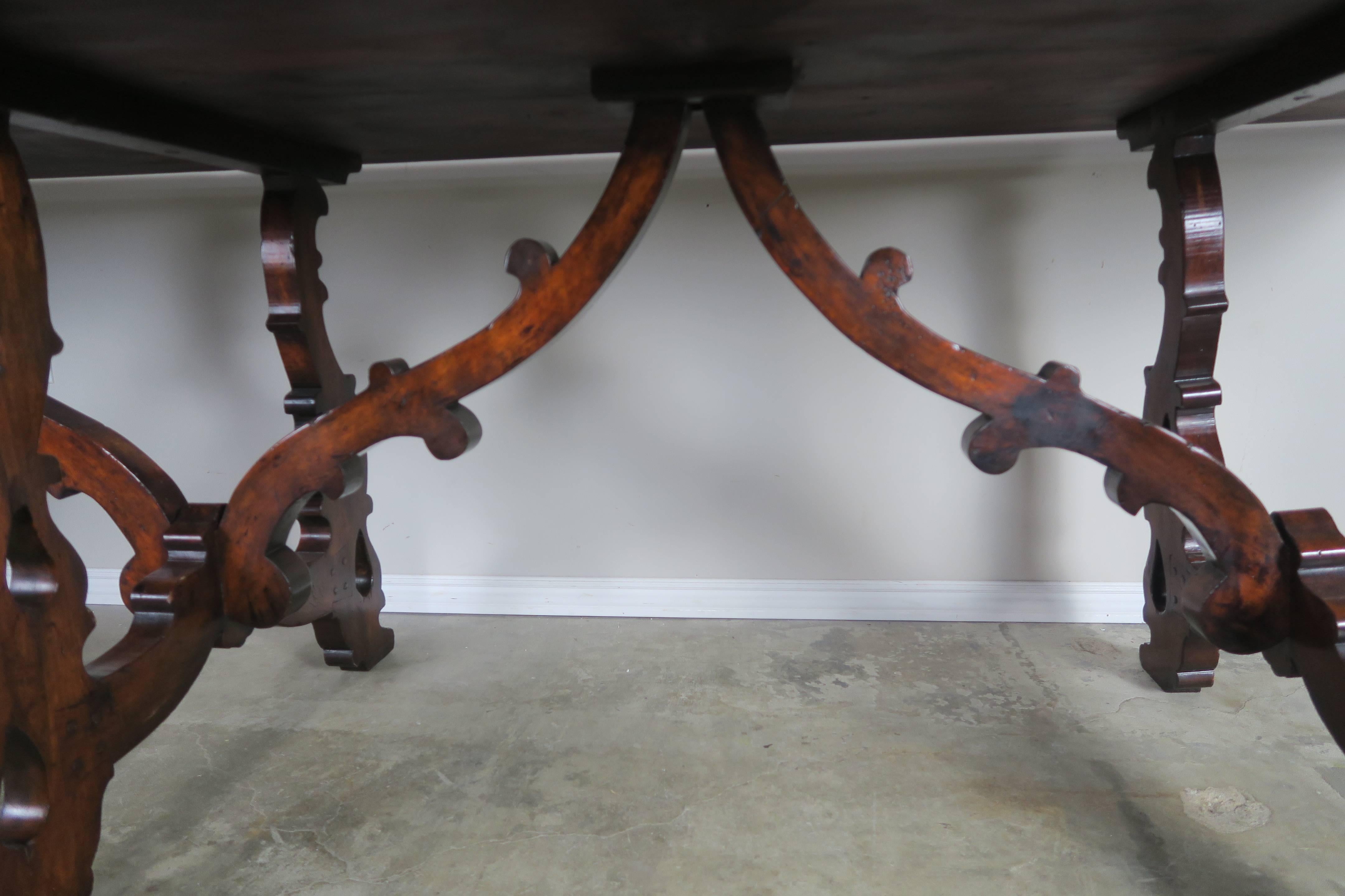 Spanish Walnut Refractory Dining Table 1