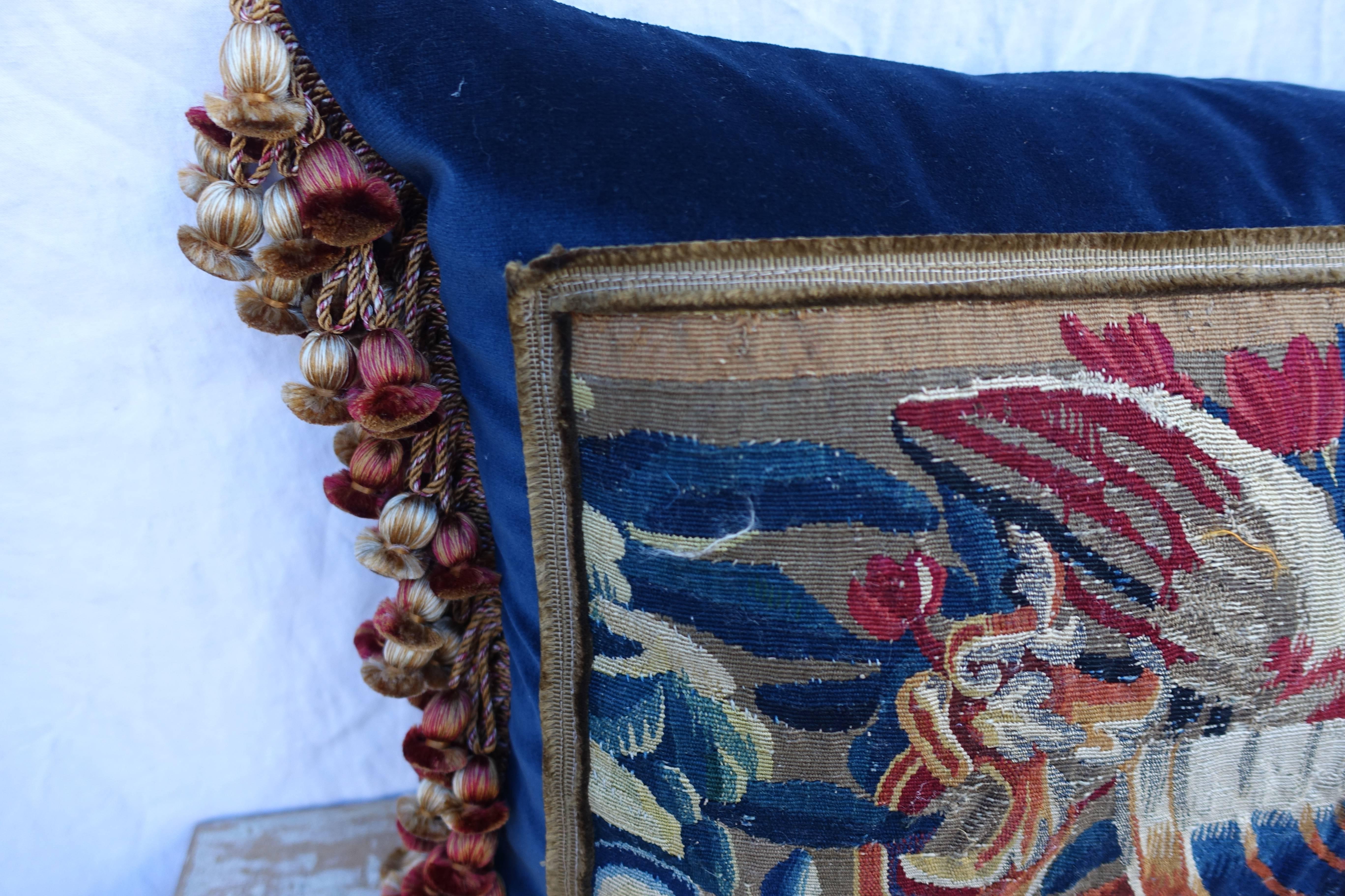 Baroque 17th Century Flemish Tapestry Pillow by Melissa Levinson