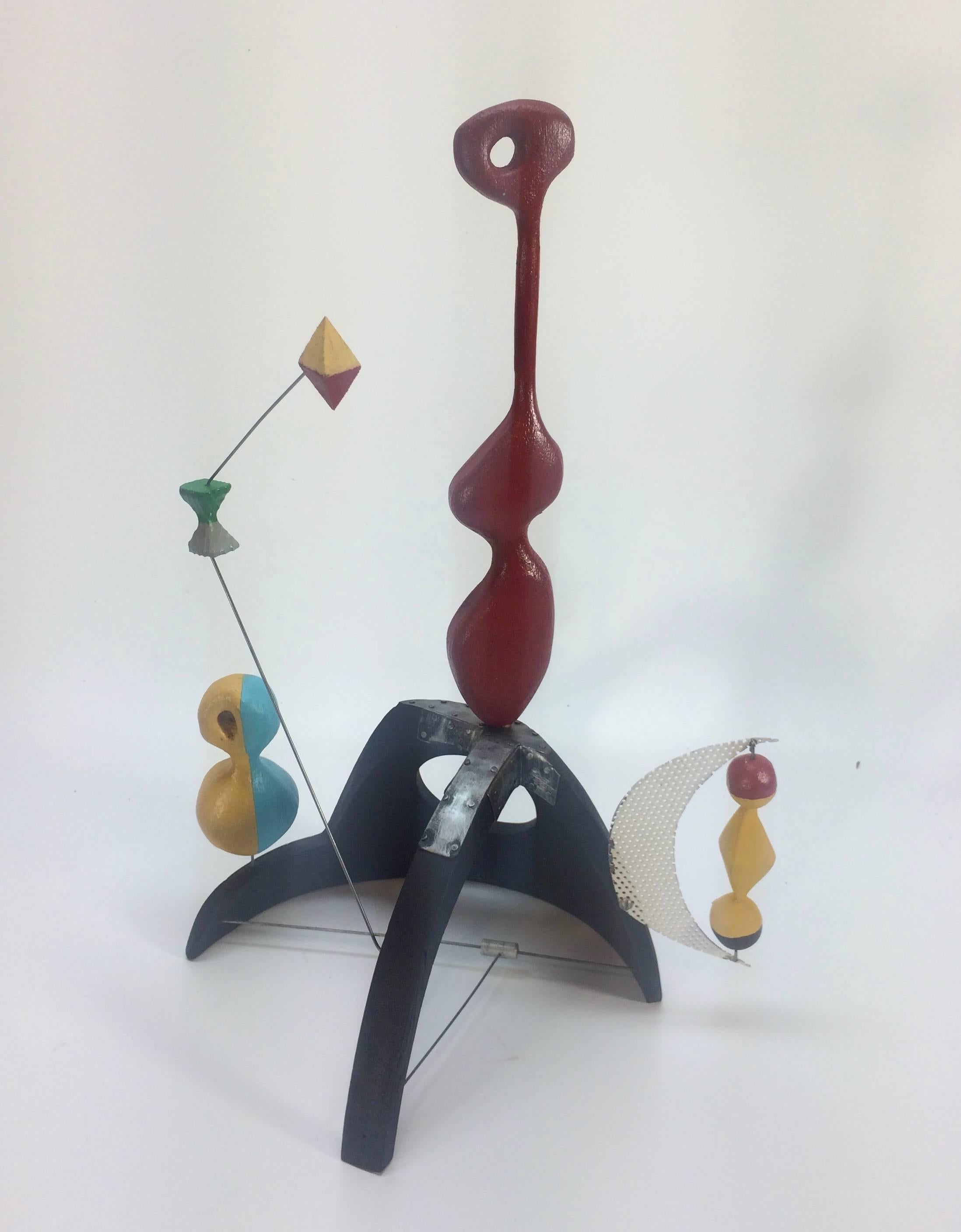 Burnished Night-Life Abstract Sculpture by Adam Henderson