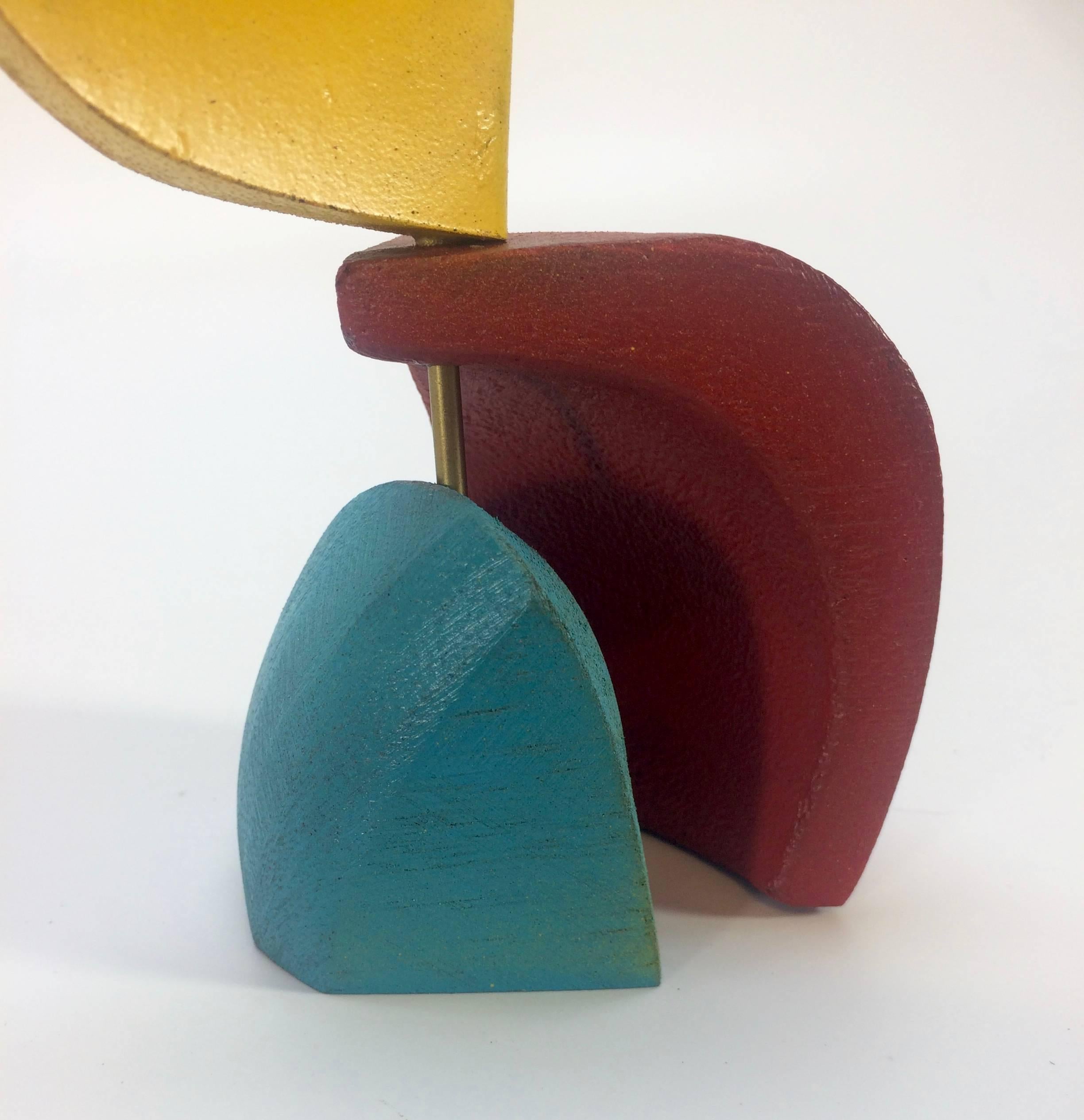 American Primary Colors Abstract Sculpture by Adam Henderson