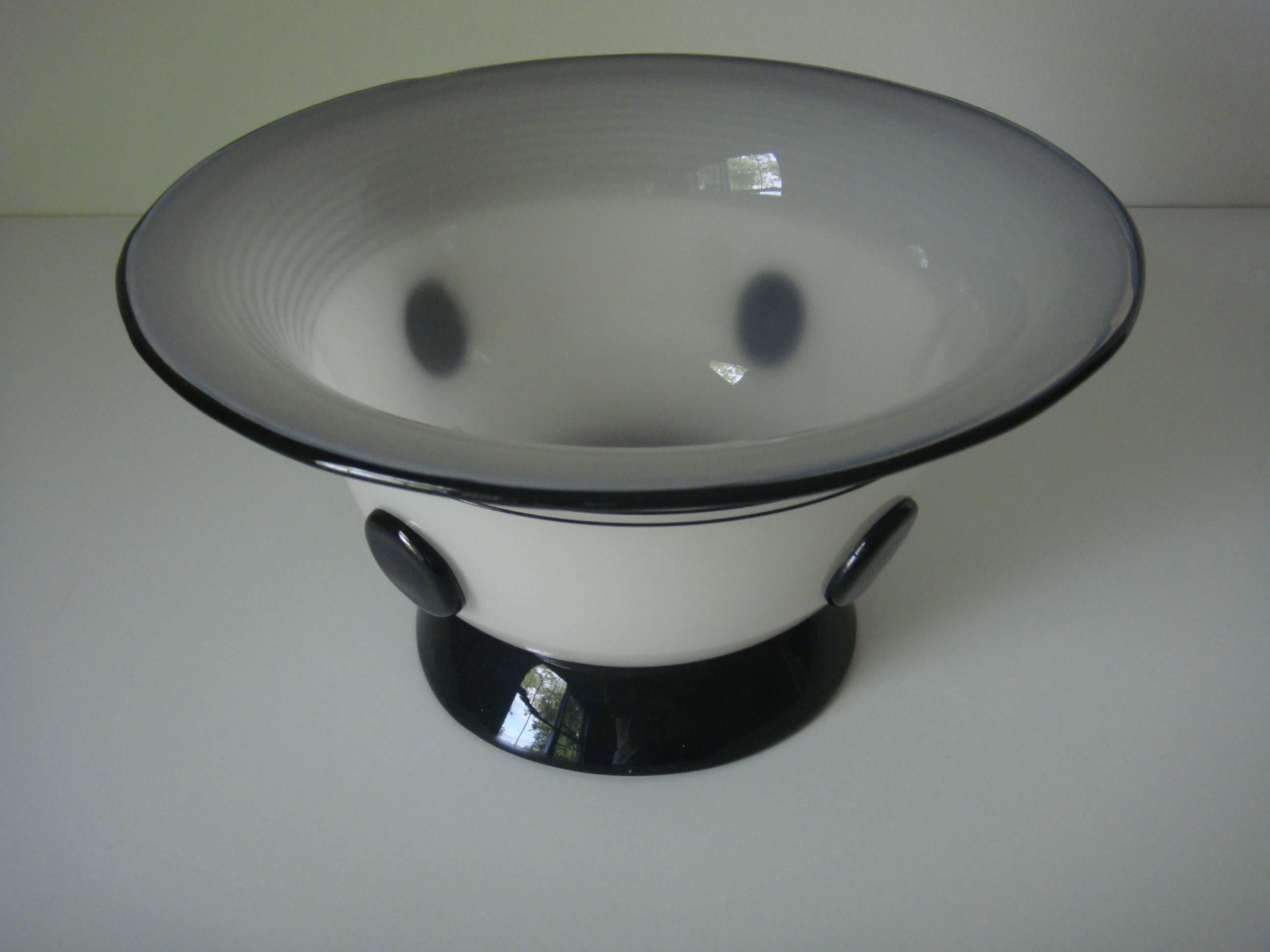 Early 20th Century Large Michael Powolny for Loetz Compote, 1915-1920