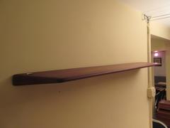New Hope School of Woodworking Walnut Shelf