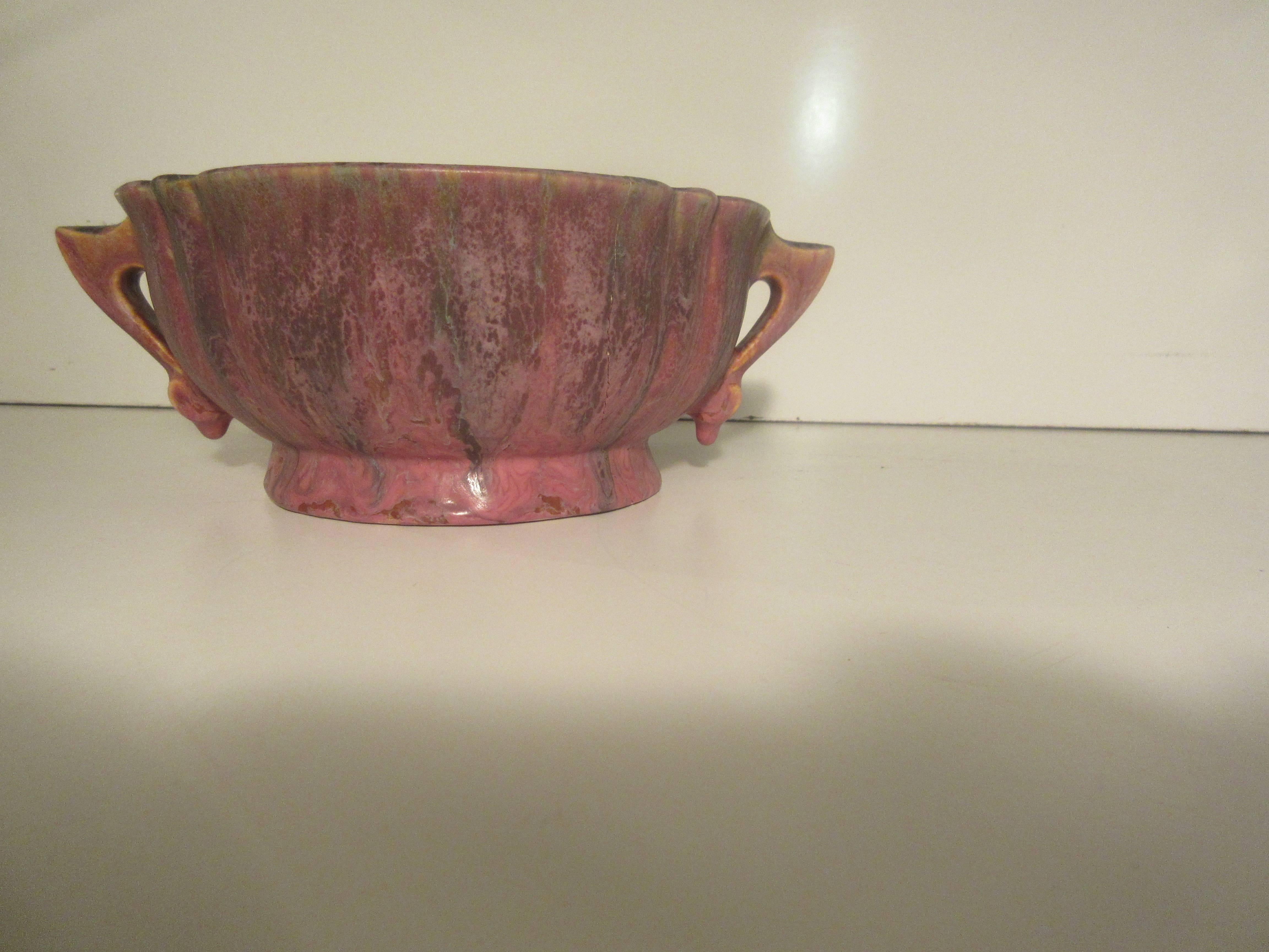 Early 20th Century Roseville Carnelian Pottery