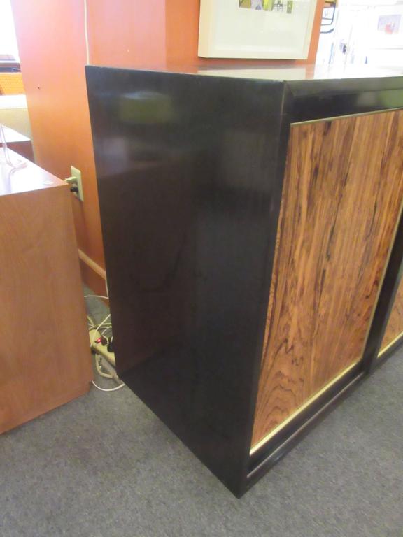 Harvey Probber ThreeDoor Rosewood Credenza or Dresser/ 12 Interior