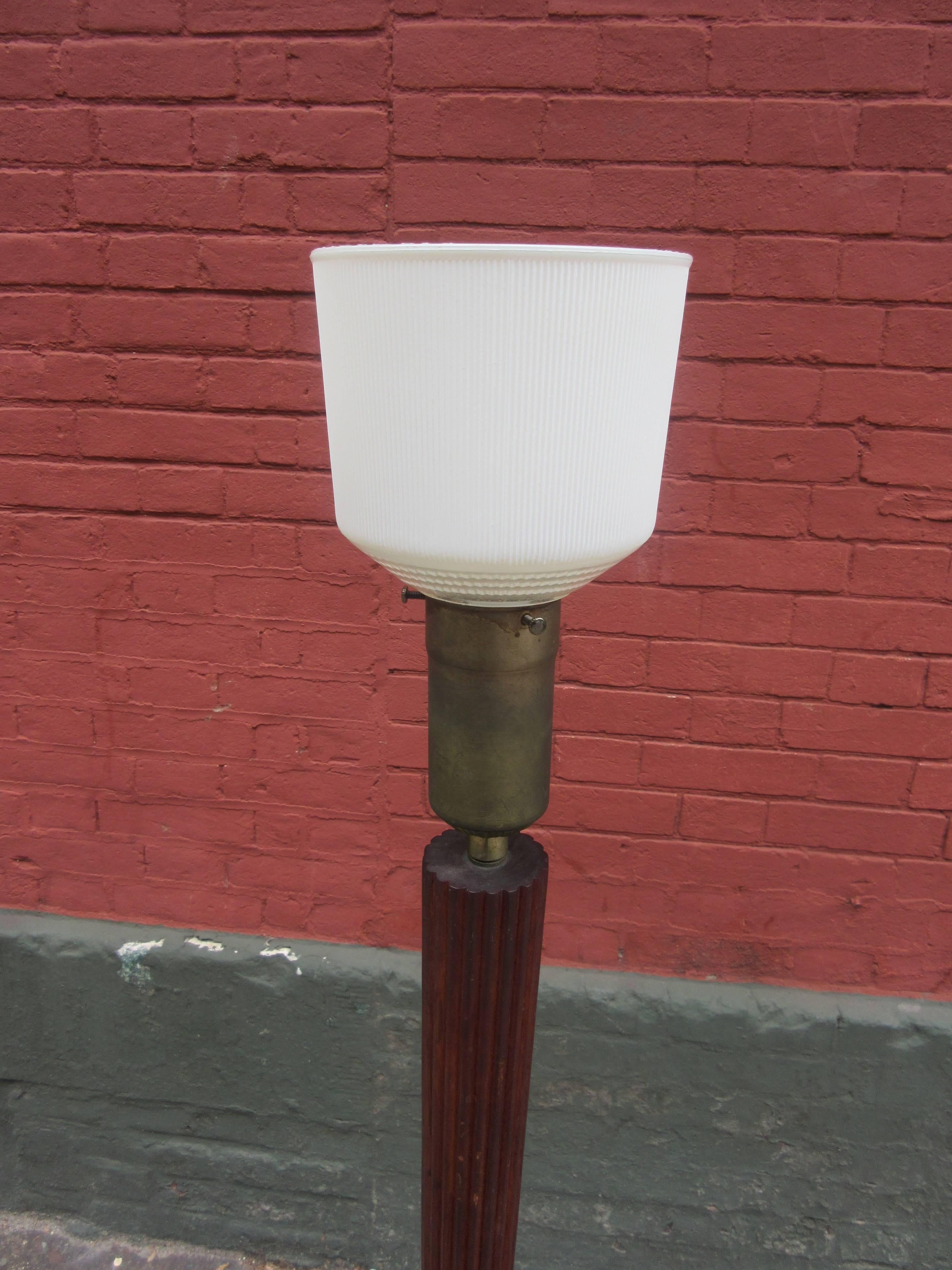 American Rare Vladimir Kagan Tri-Symmetric Floor Lamp