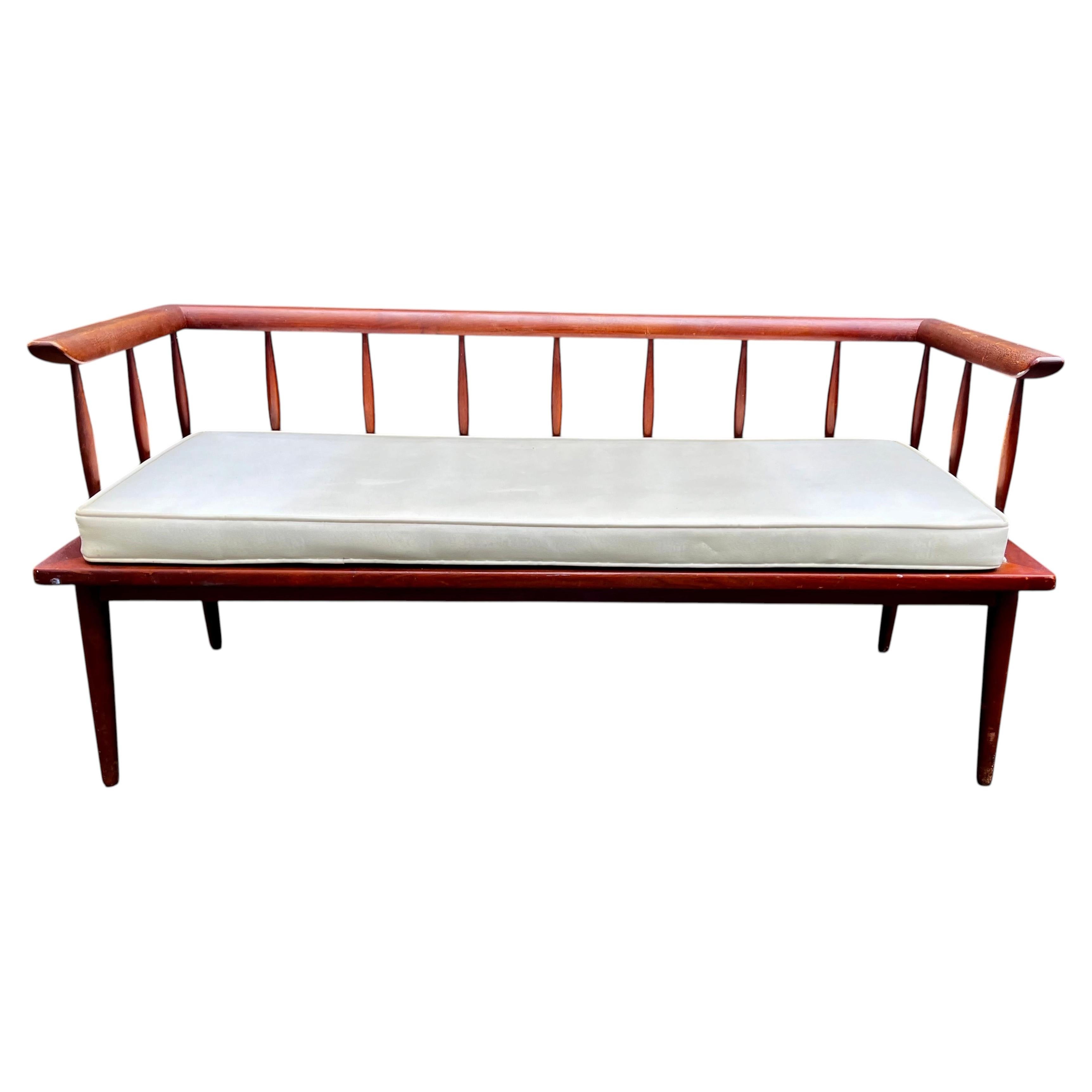 Vintage Mid-Century Modern Shaker Style Bench, 1960's