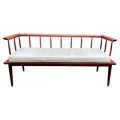 Vintage Mid-Century Modern Shaker Style Bench, 1960's