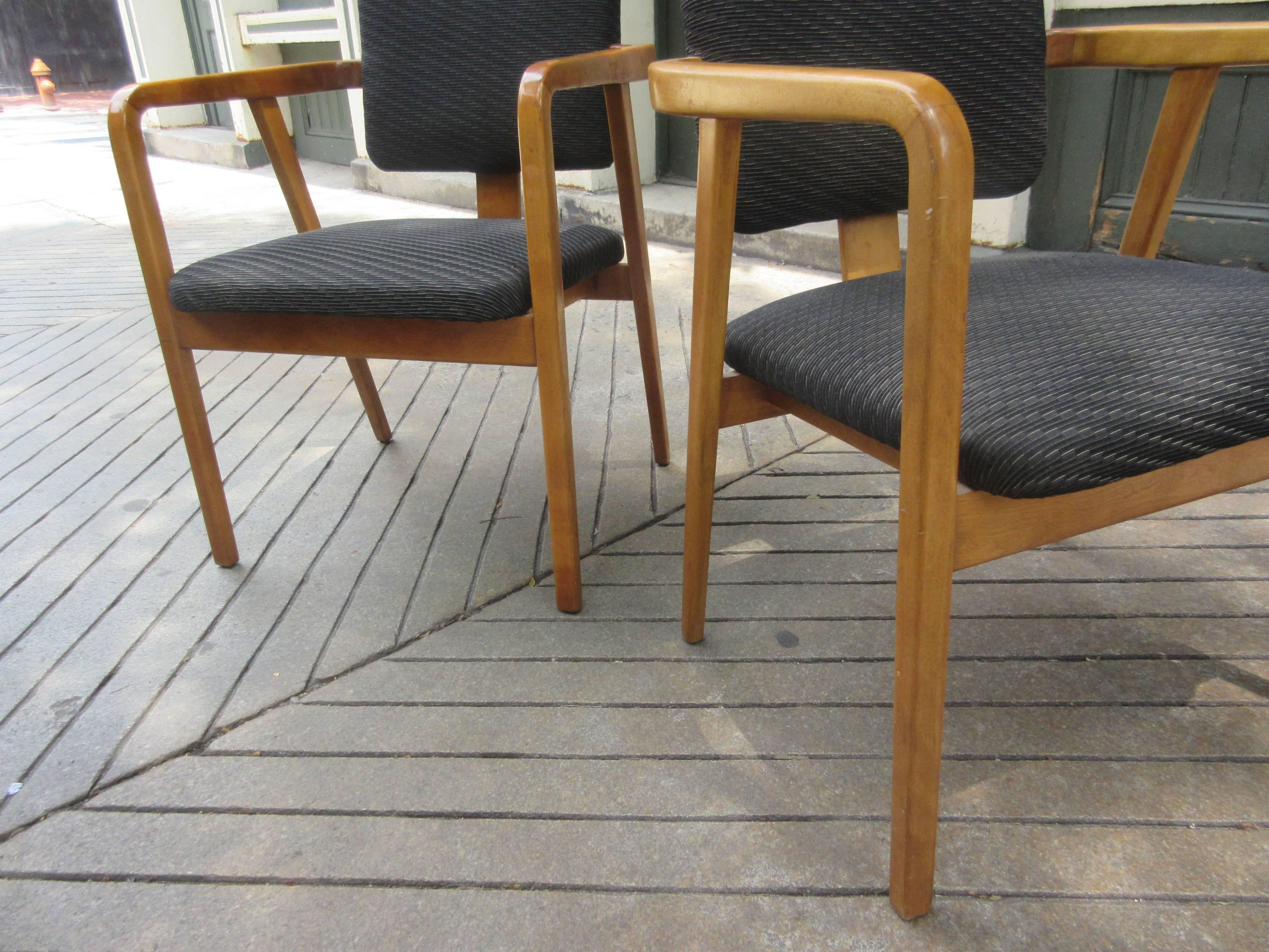 20th Century George Nelson for Herman Miller, Pair of Armchairs