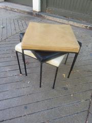 Frederic Weinberg Stacking Iron Stools