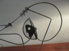 Fredric Weinberg Wire Fencers En Garde Sculpture