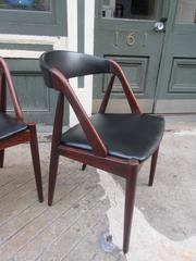 Kai Kristansen for Schou V.Andersen model 35 Chairs in Teak