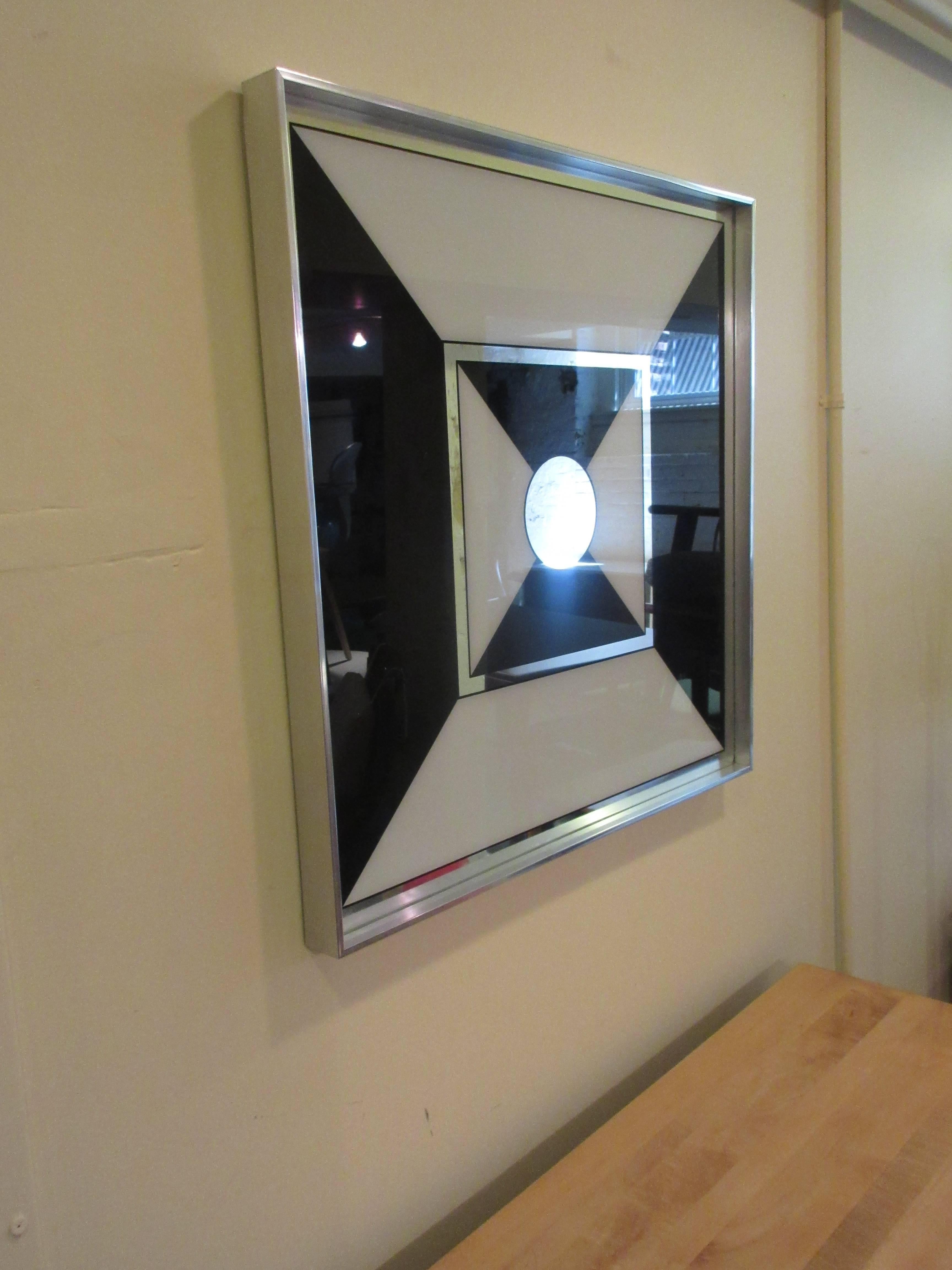 American Op-Pop-Art Graphic Mirror by Turner Manufacturing Company
