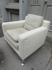 Antonio Citterio for B&B Italia Harry Lounge Chair and Ottoman