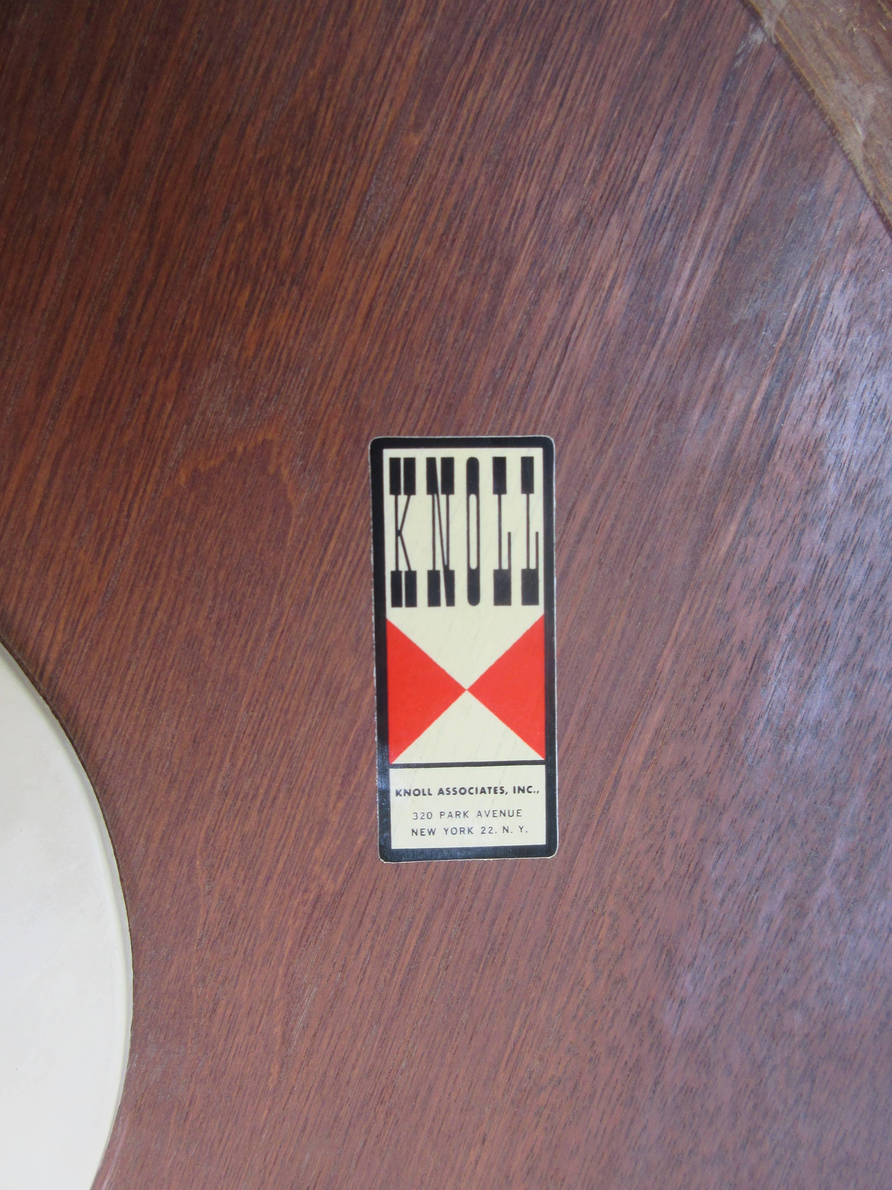 American Saarinen for Knoll Round Walnut Tulip Table