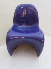 Chaise Verner Panton S pour Herman Miller 1976, rare et violette