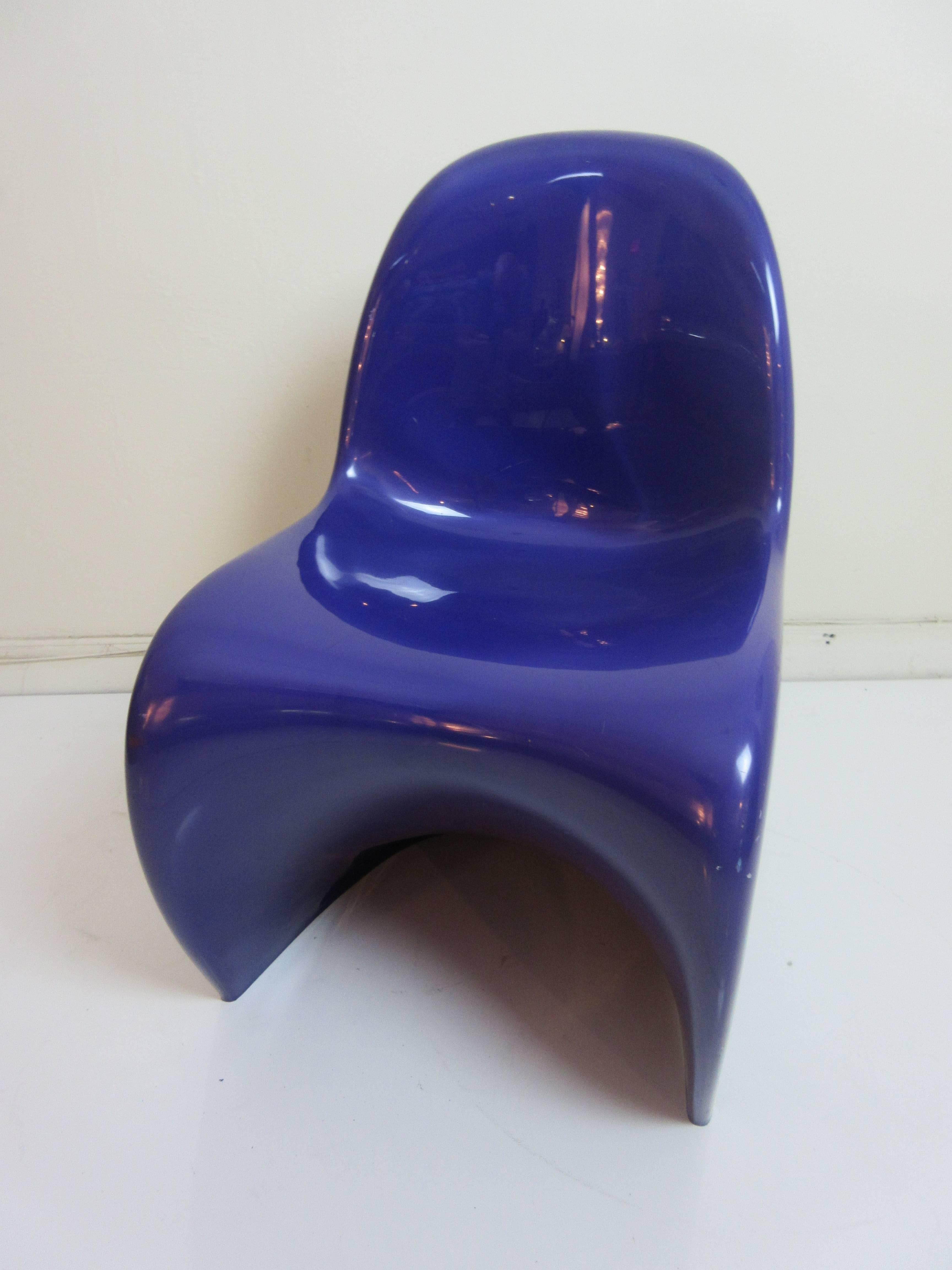 Verner Panton S Chair for Herman Miller 1976 Rare Purple In Excellent Condition In Philadelphia, PA