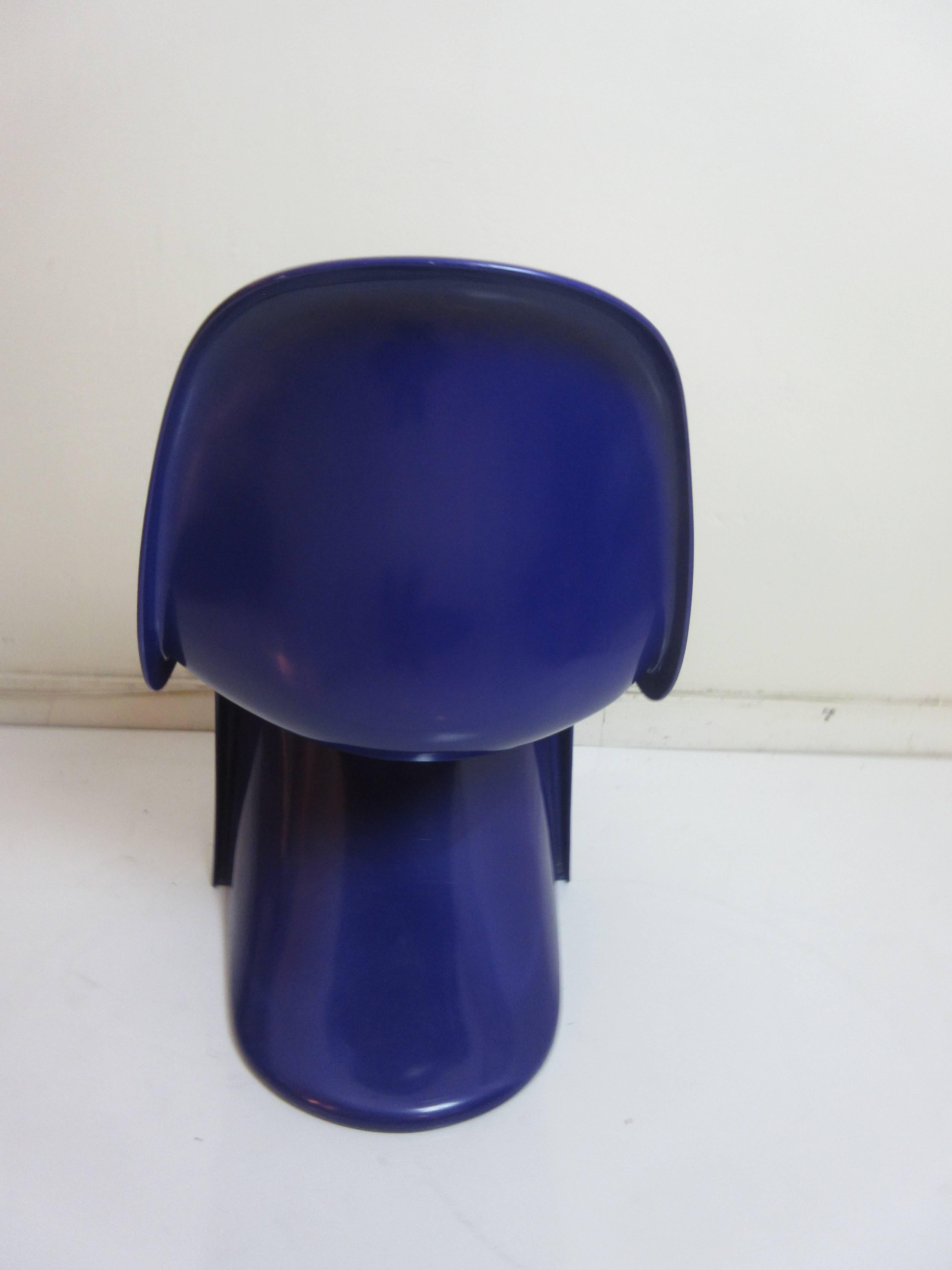 Mid-Century Modern Verner Panton S Chair for Herman Miller 1976 Rare Purple