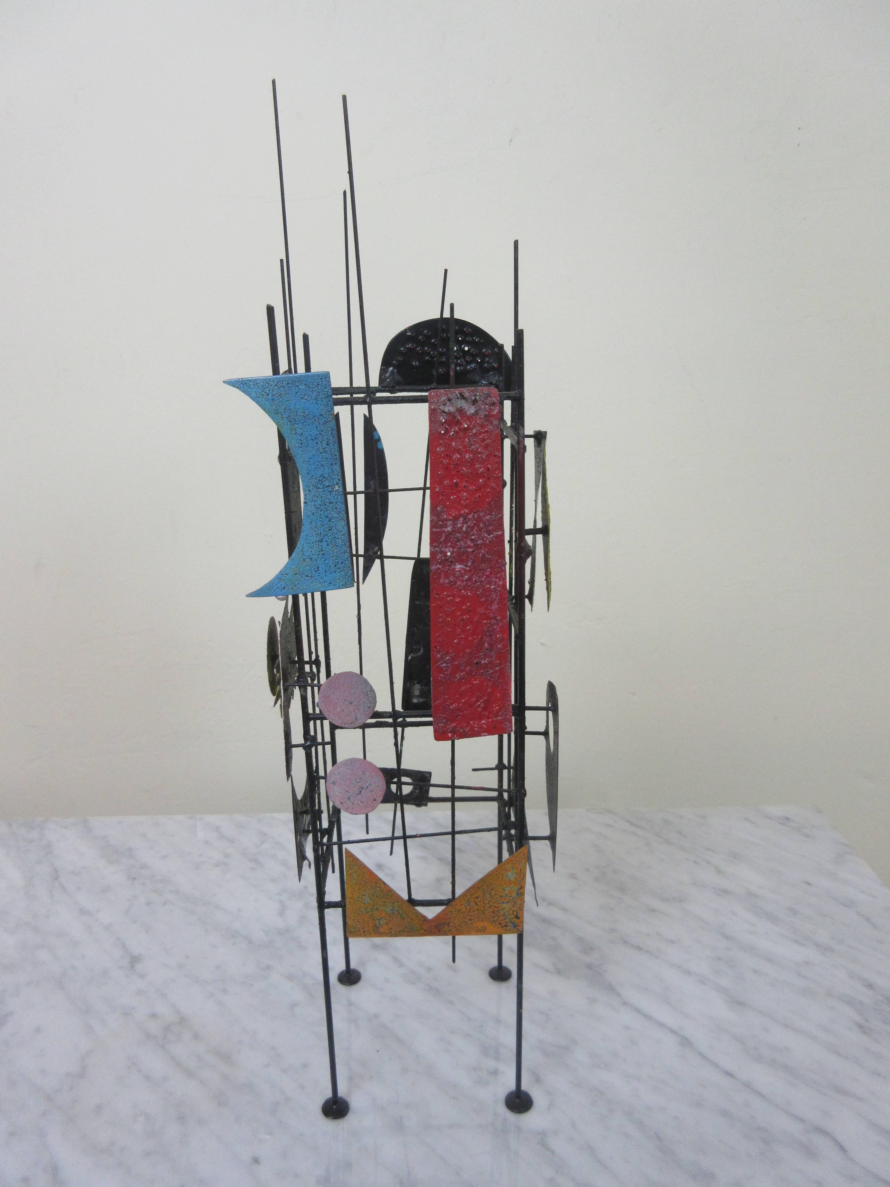 Modern Adam Henderson Sculpture Seascape 2016 in Metal and Paint