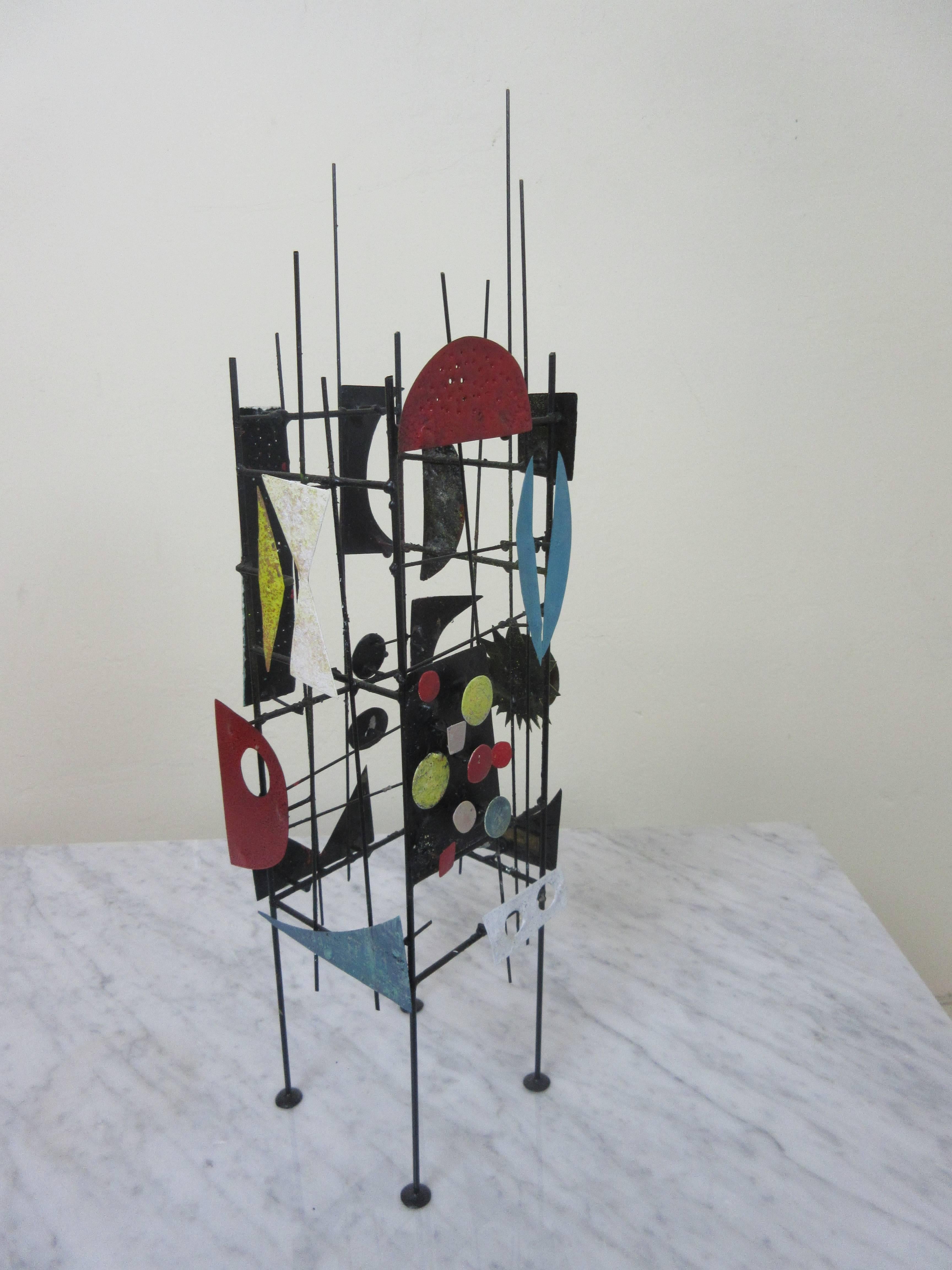Contemporary Adam Henderson Sculpture Seascape 2016 in Metal and Paint