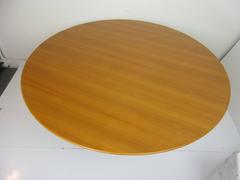Eero Saarinen Knoll Tulip Dining Table with Pearwood Top