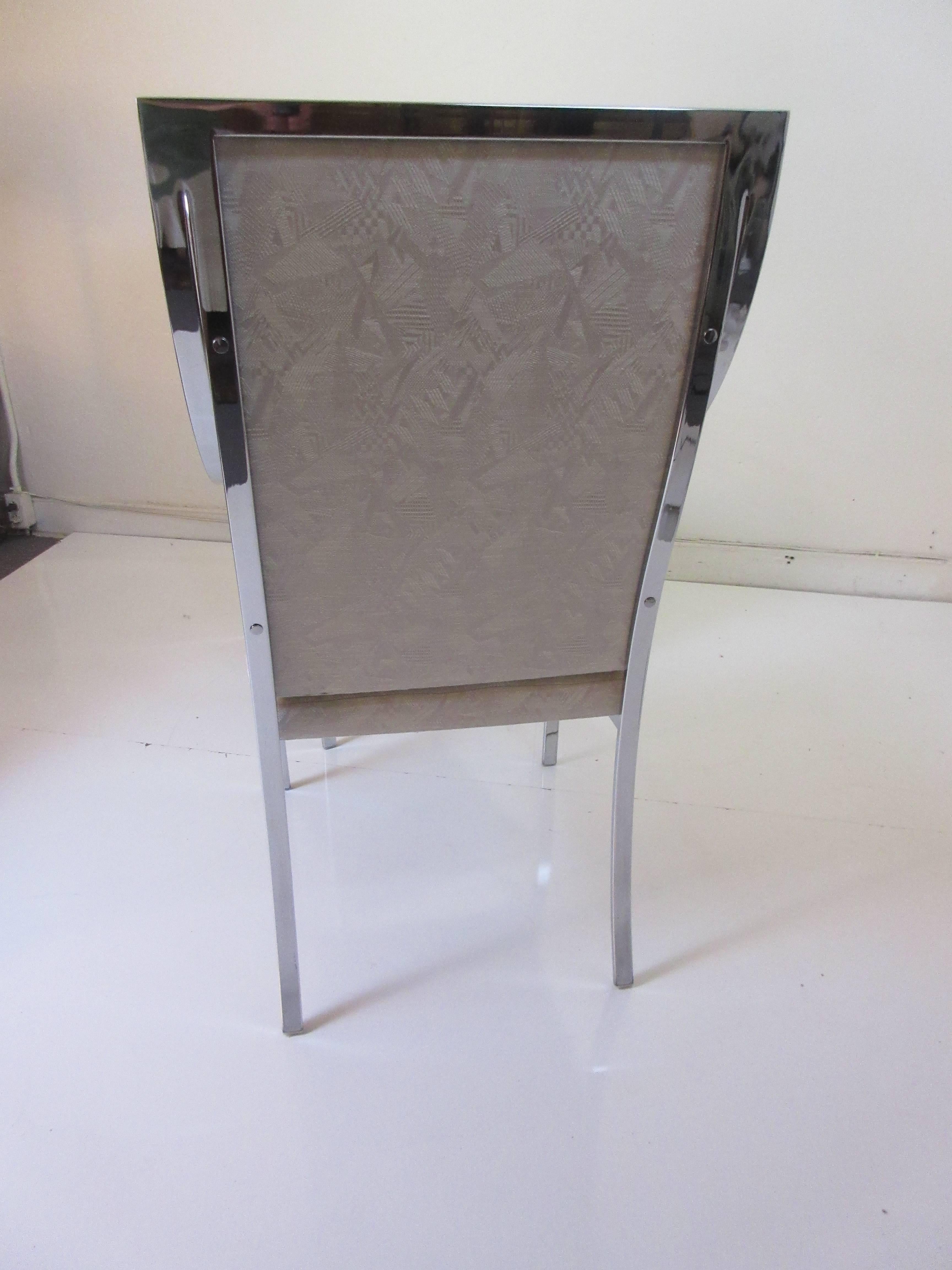 Mid-Century Modern Milo Baughman for Thayer Coggin Six Dining Chairs