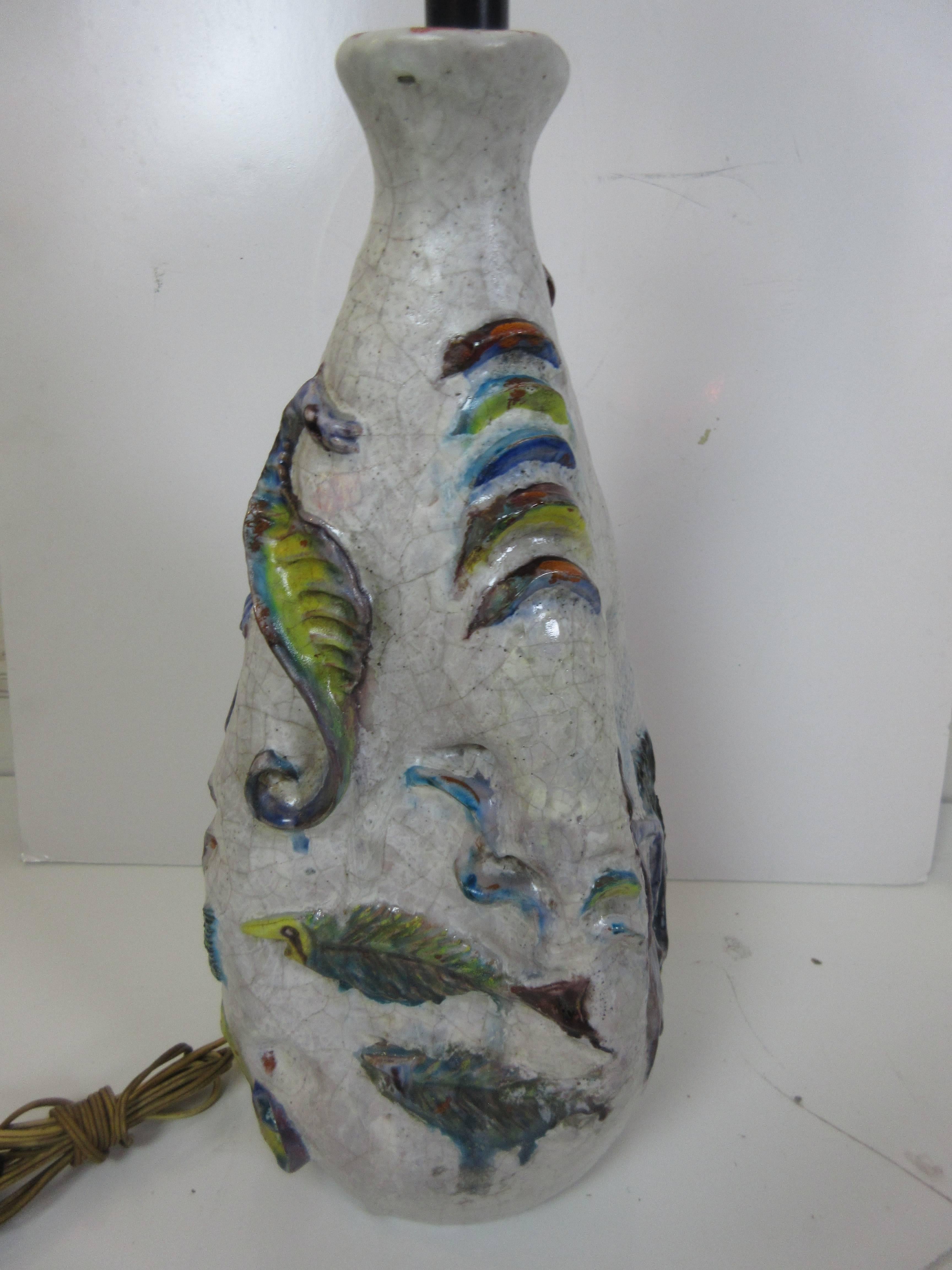 Mid-Century Modern Marcello Fantony Chantal Monumental Mermaid Series Lamp