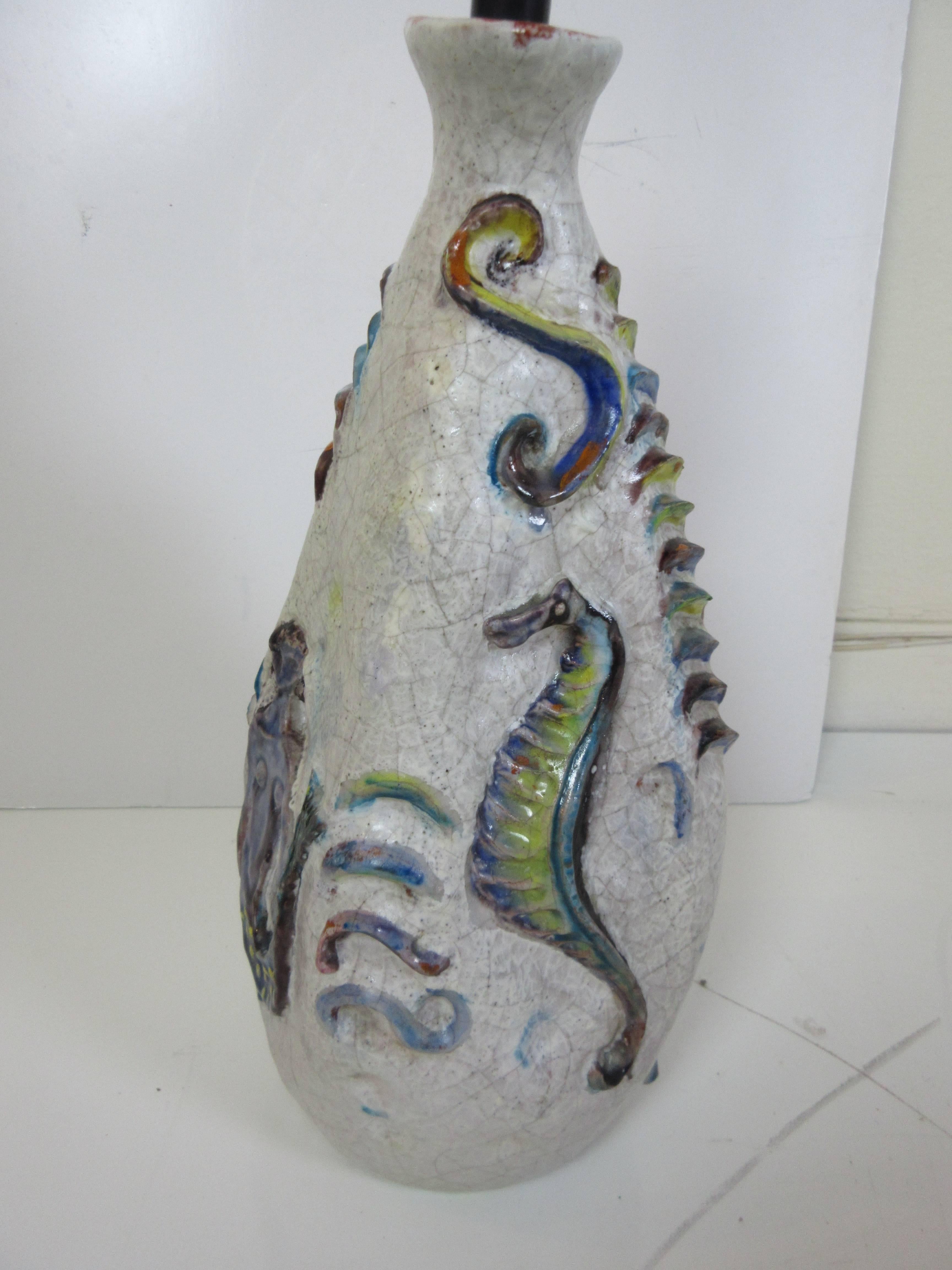 Marcello Fantony Chantal Monumental Mermaid Series Lamp In Excellent Condition In Philadelphia, PA