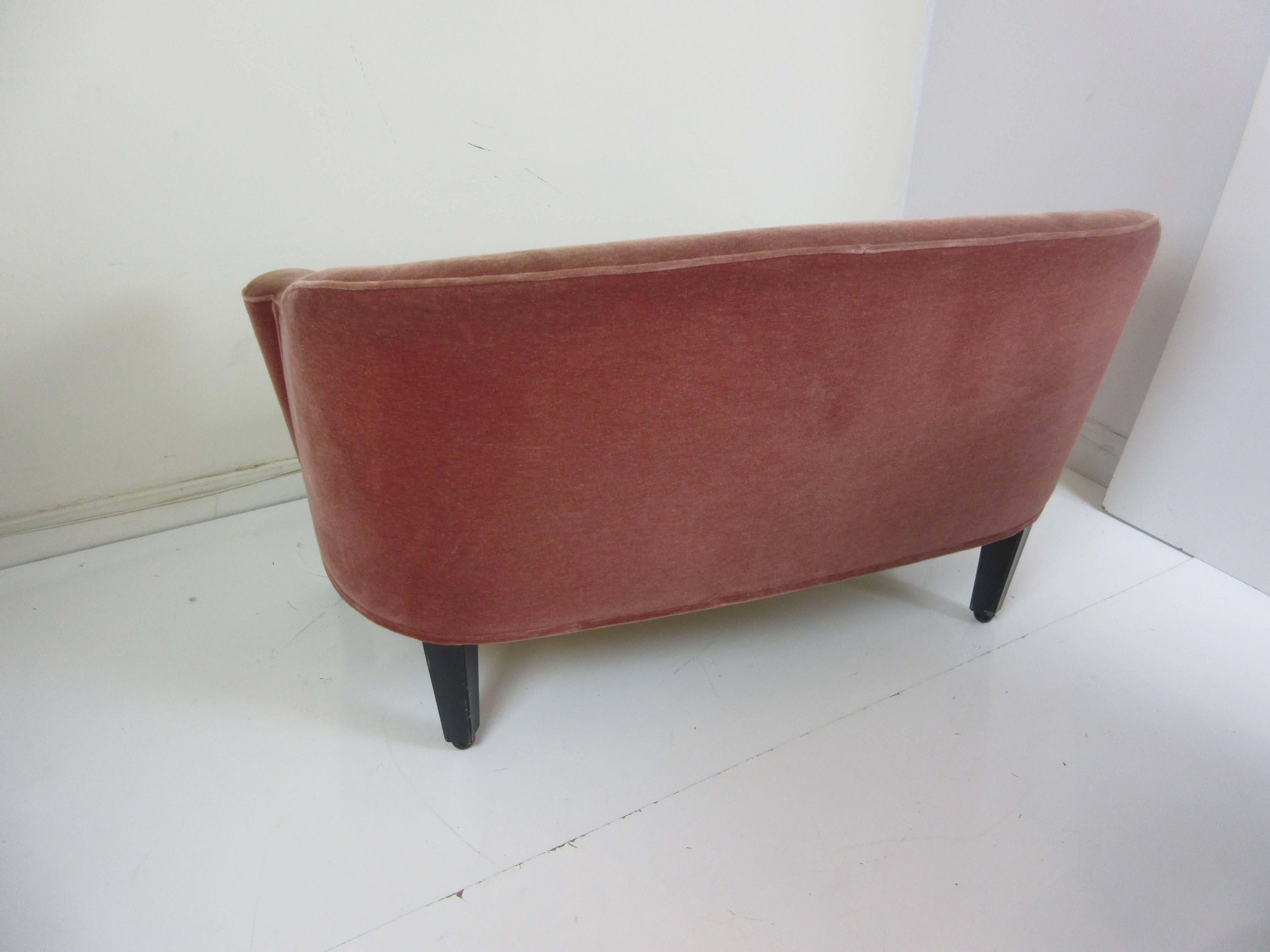 Josef Hoffmann Loveseat and Chair In Good Condition In Philadelphia, PA