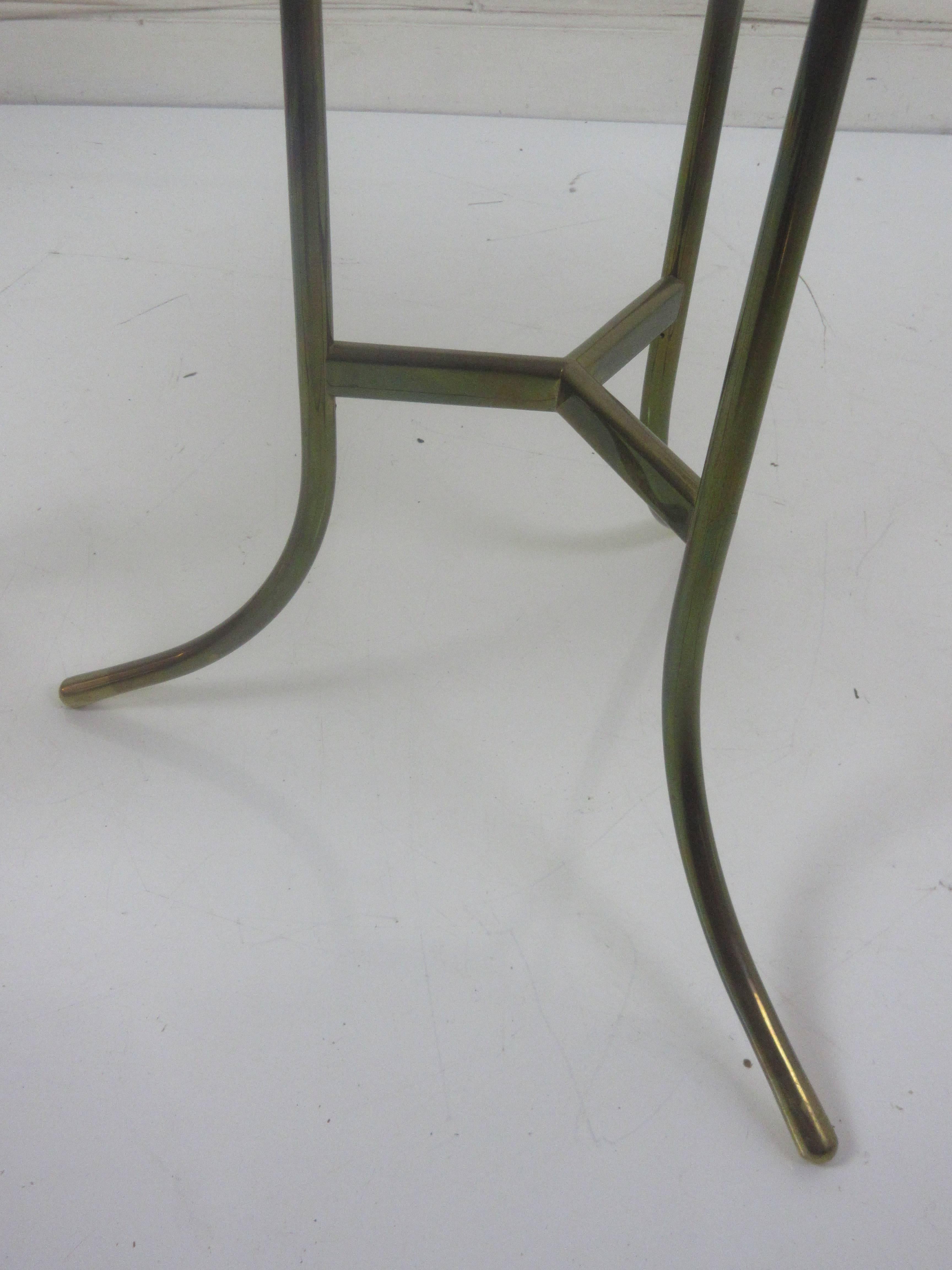 Cedric Hartman Marble and Brass End Tables 2
