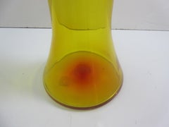 Blenko Amberina Stoppered Bottle