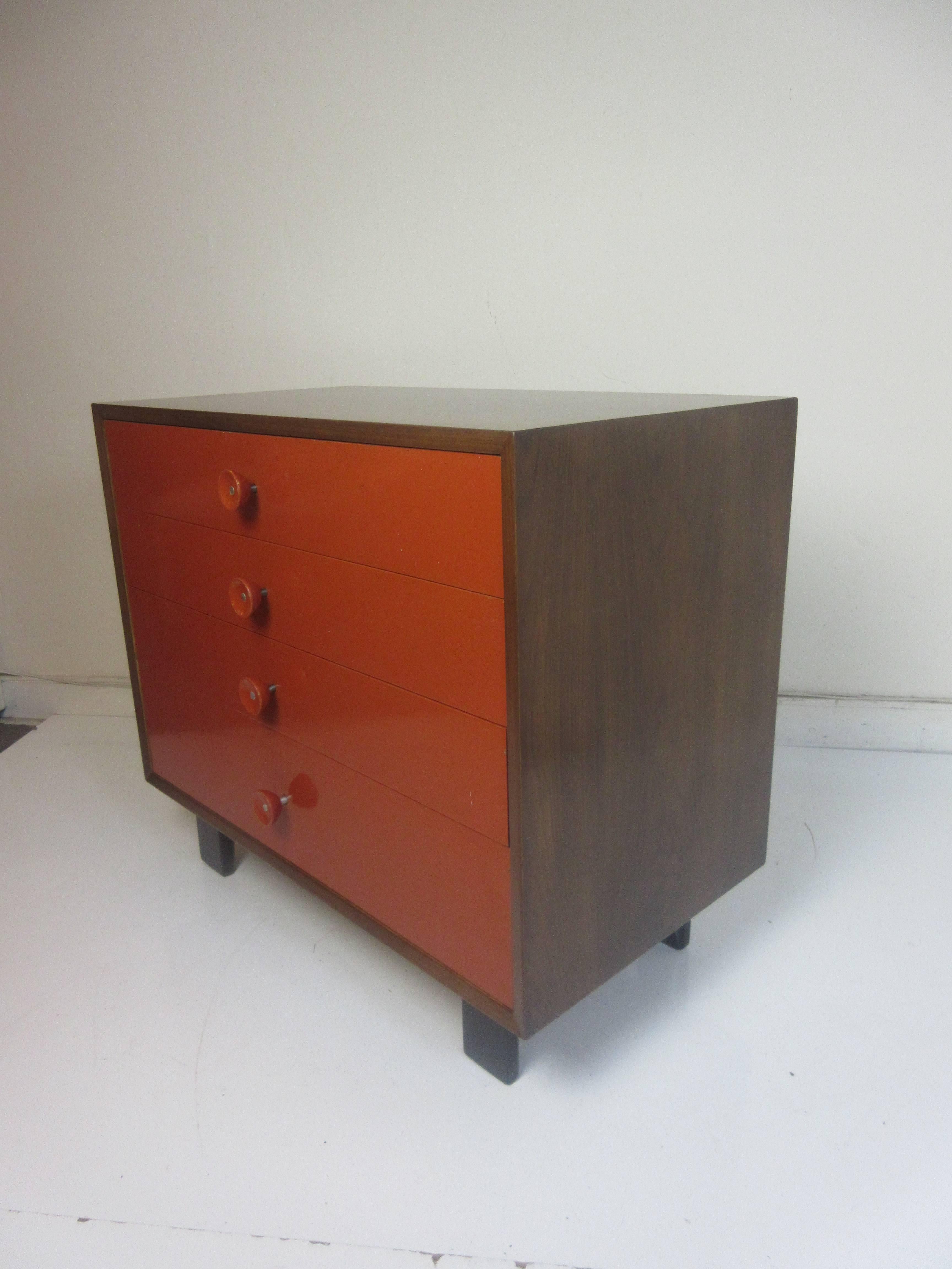 George Nelson for Herman Miller Vanity Chest of Drawers in Walnut 2