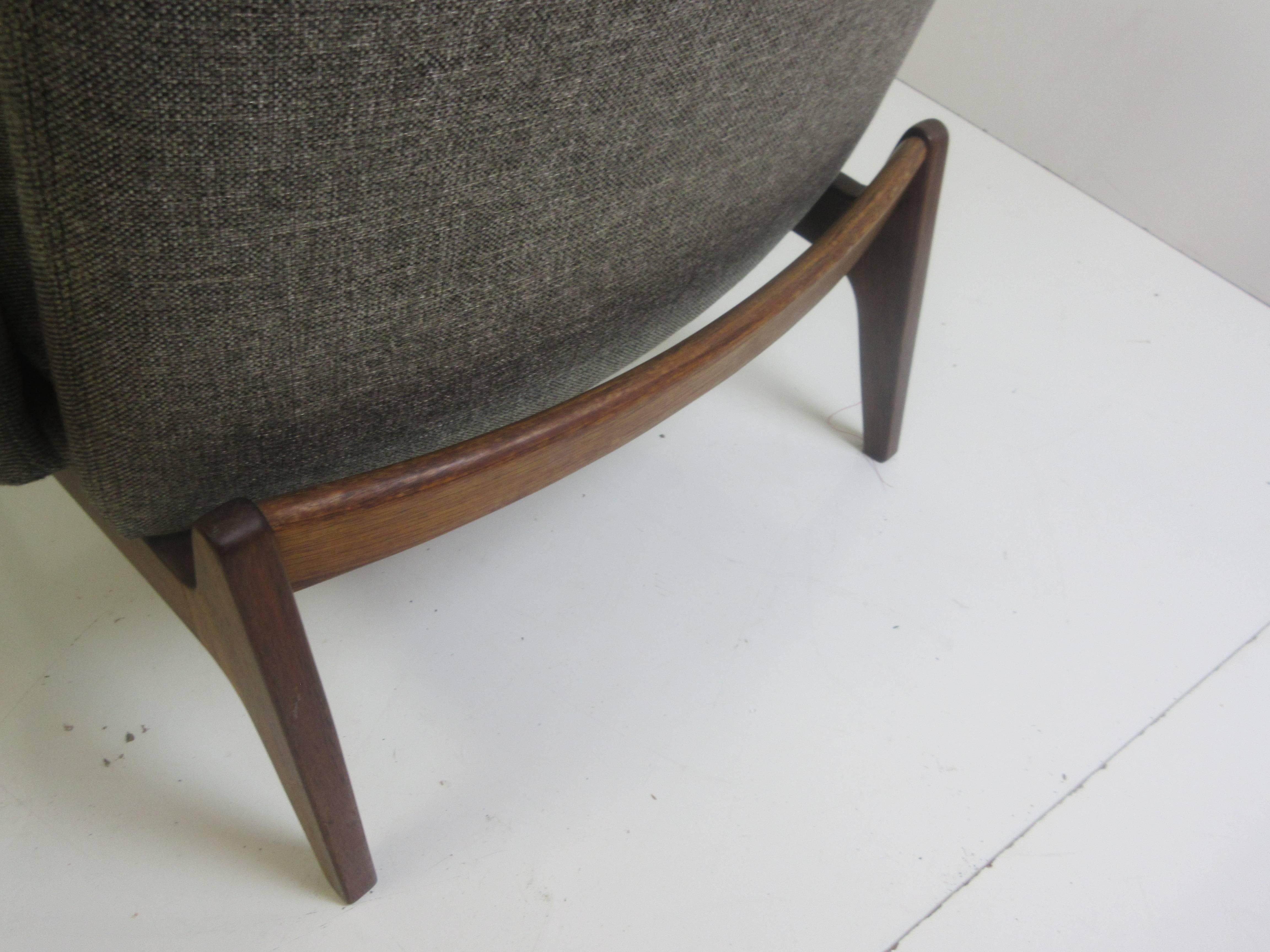 Finn Juhl Easy Chair for France and Sons in Rosewood and Fabric 2