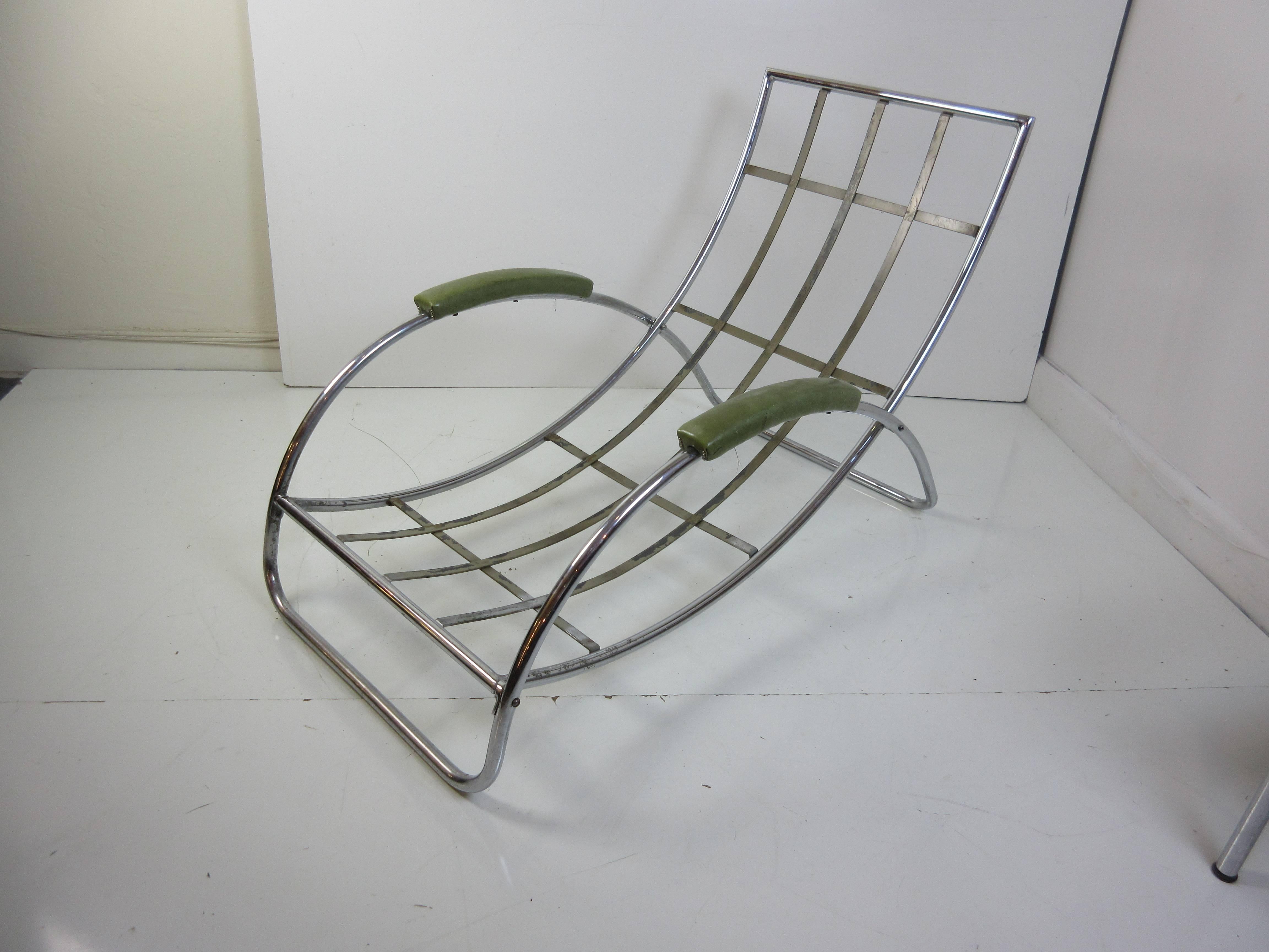 Mid-20th Century Gilbert Rohde for Troy Sunshade 1934 Lounge Chair