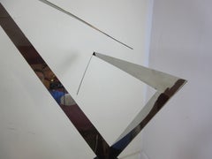 Curtis Jere Floor Sculpture in Lighting Bolt Motive