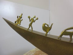 Studios Pozycinski - Sculpture de lune en bronze