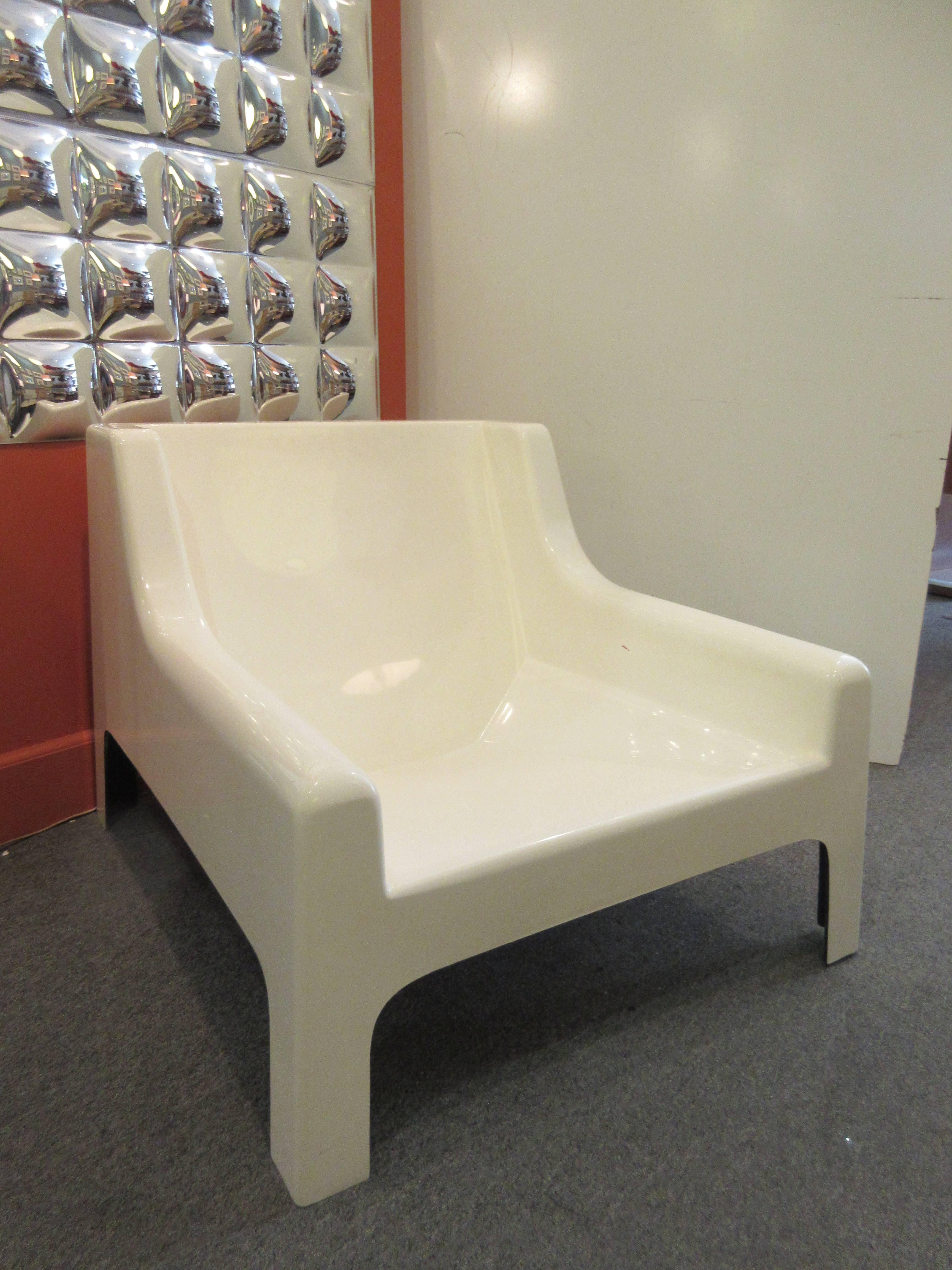 Cappellini 1960s Fiberglass Sofa and Chair 1