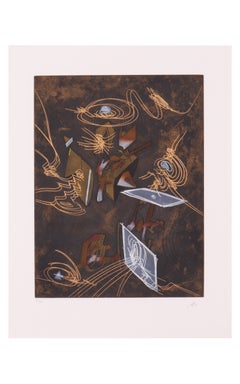 Roberto Matta „Hom'mère – N'où“, Mappe mit 20 Radierungen, 1985