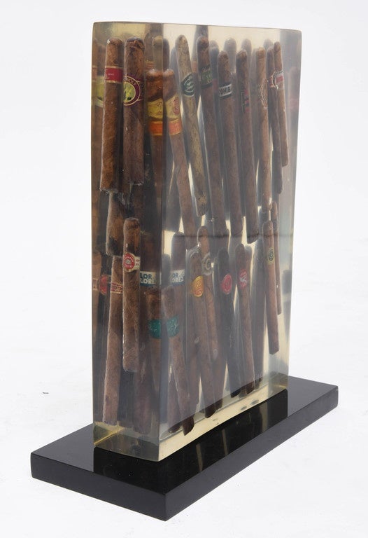 French Arman Cigar Sculpture For Sale